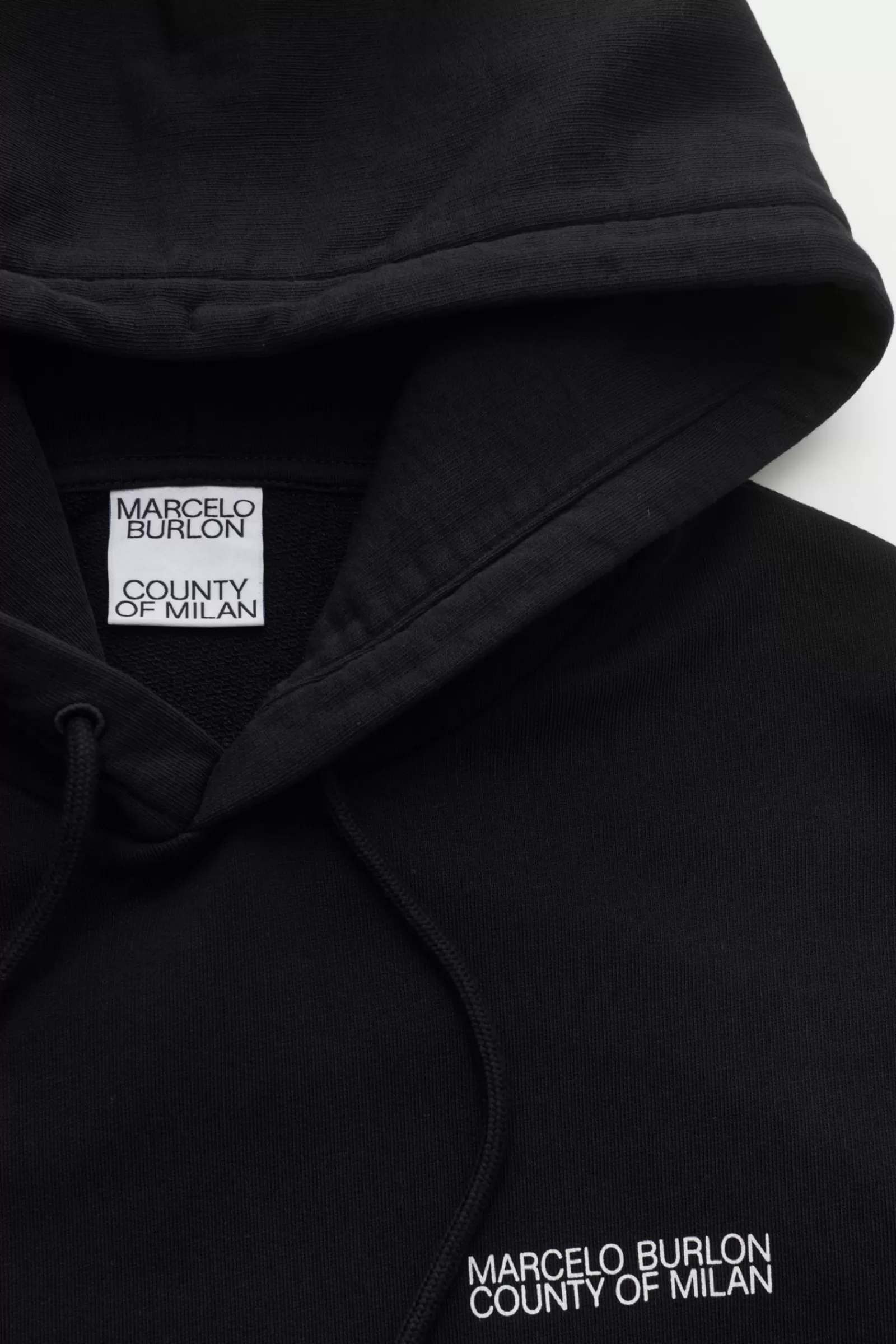 Hooded Jumper Black^Marcelo Burlon Store