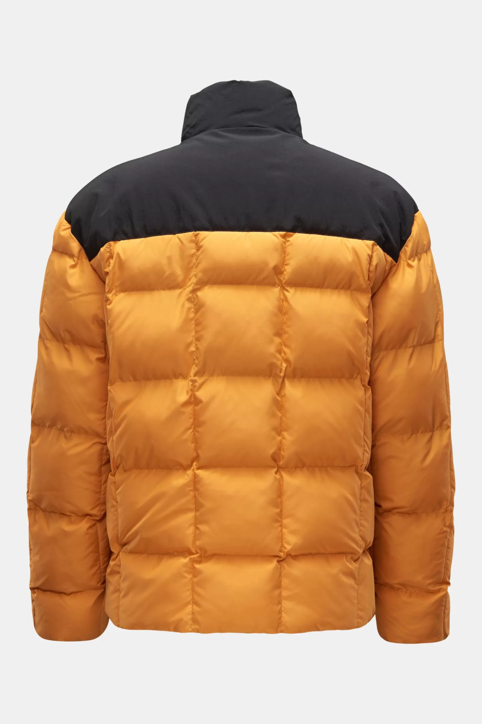 Quilted Jacket 'Cross Block Puffer' Orange/Black>Marcelo Burlon Online