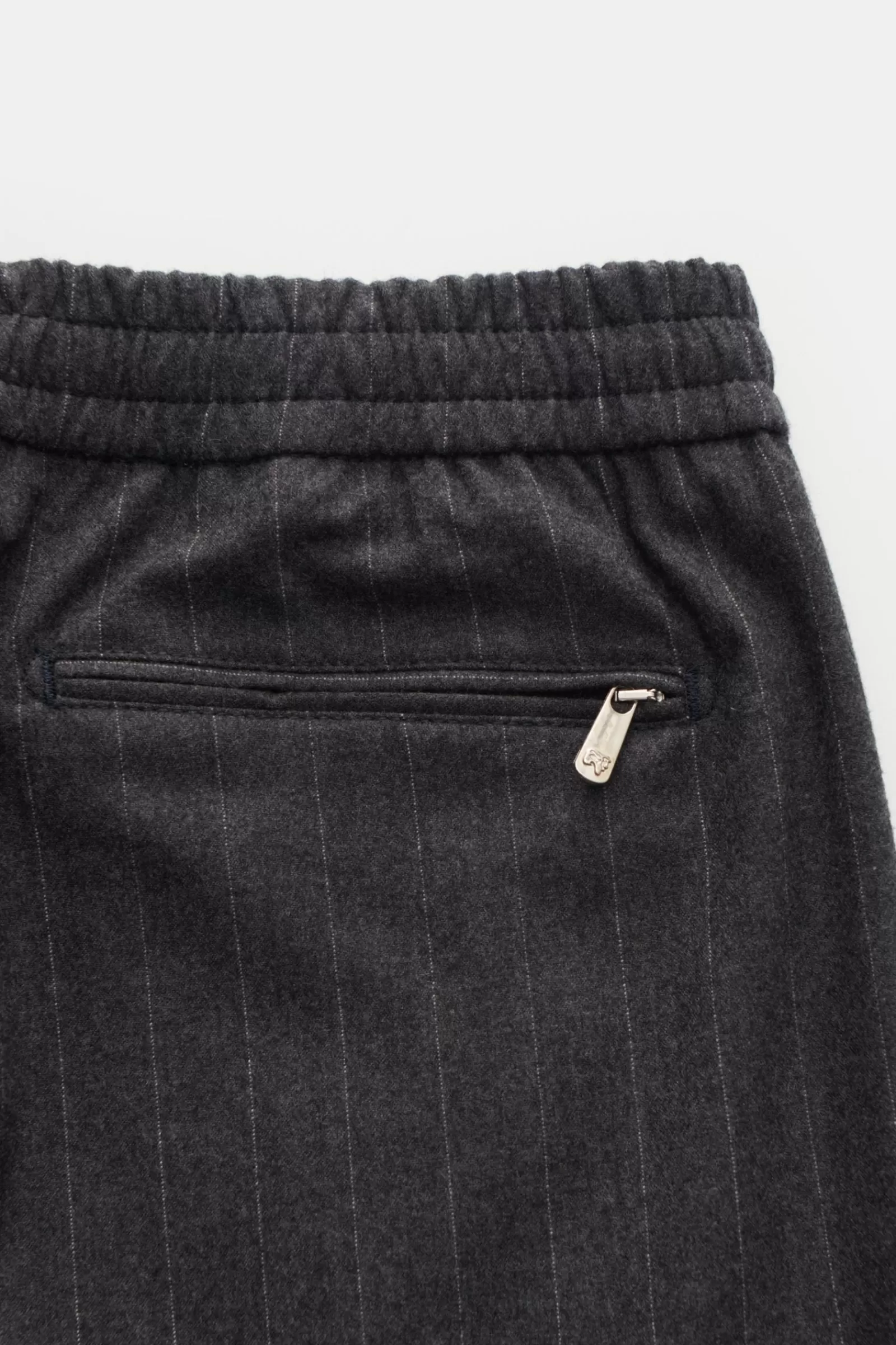 Cashmere Jogger Pants 'Caracciolo' Dark Grey Striped>Marco Pescarolo Online