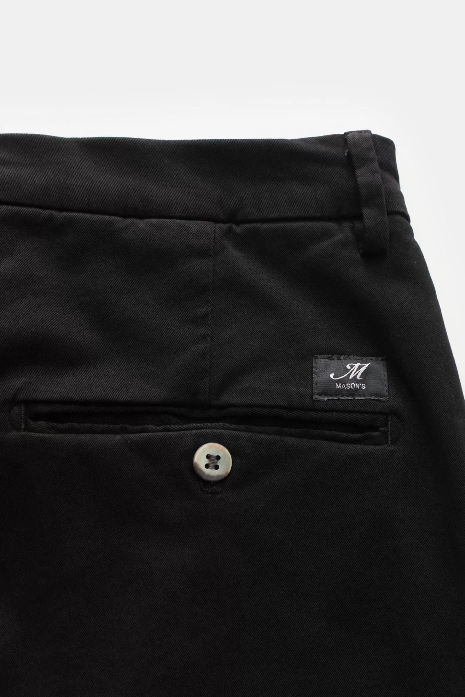 Chinos 'Torino' Black>Mason's Online