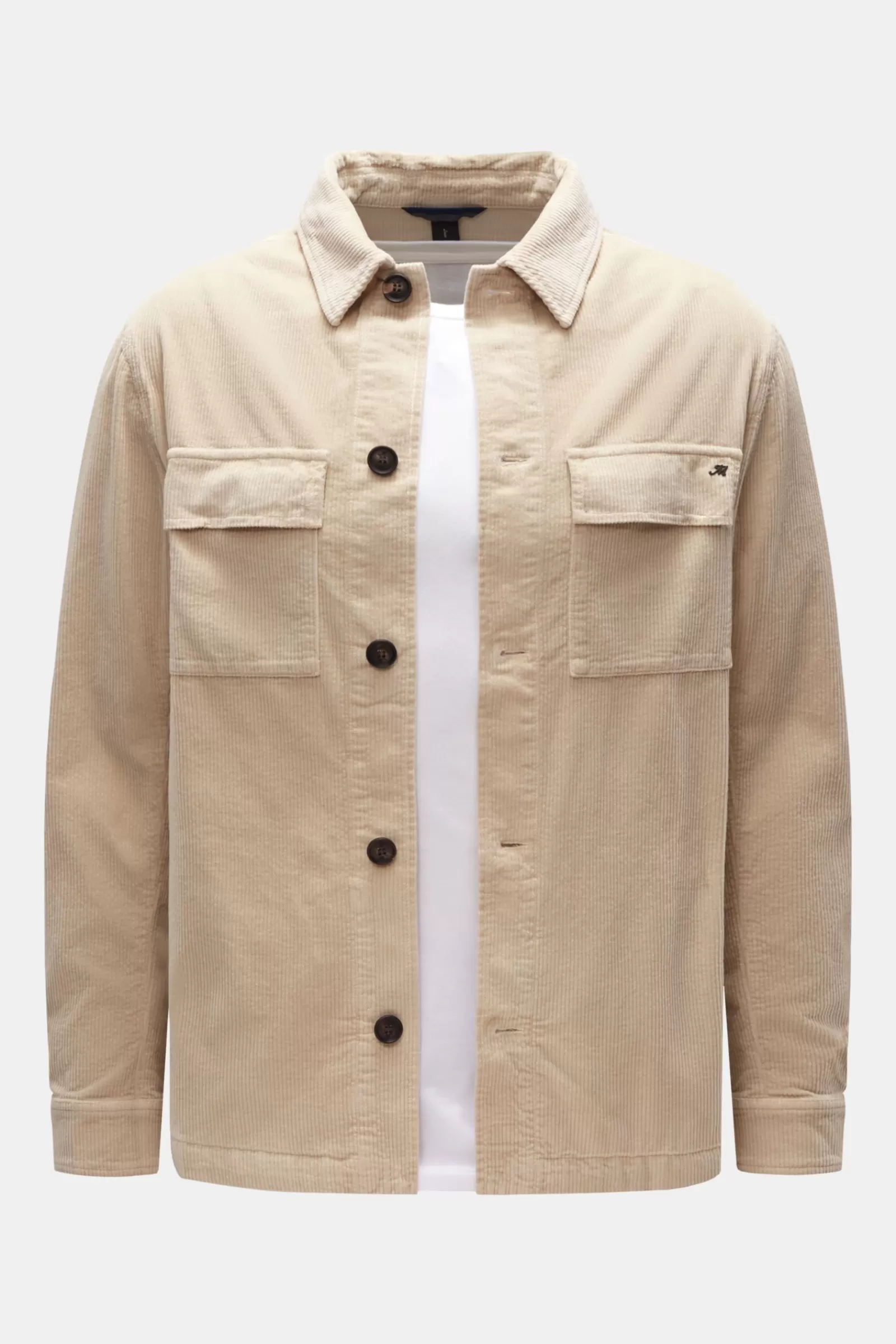 Corduroy Overshirt 'steve' Beige>Mason's New