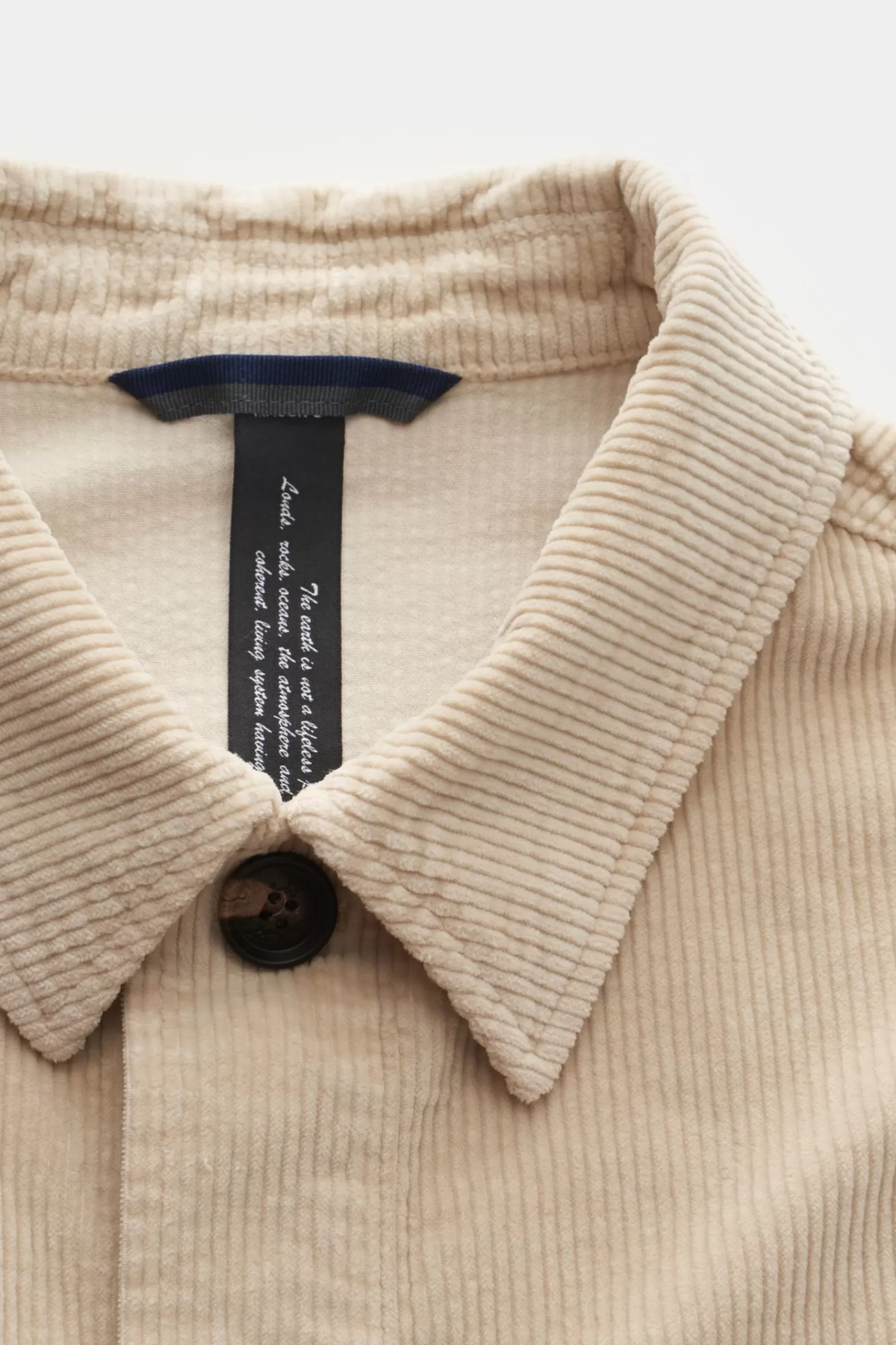 Corduroy Overshirt 'steve' Beige>Mason's New