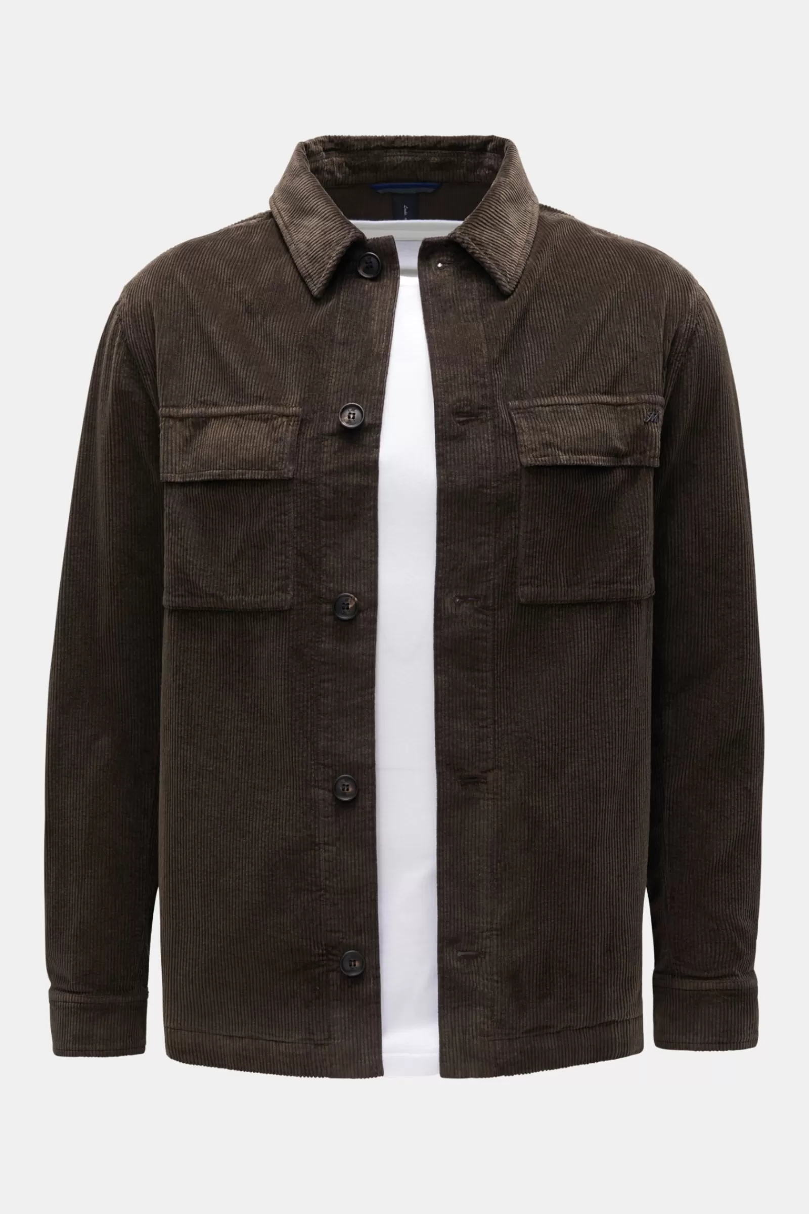 Corduroy Overshirt 'steve' Dark Brown>Mason's New