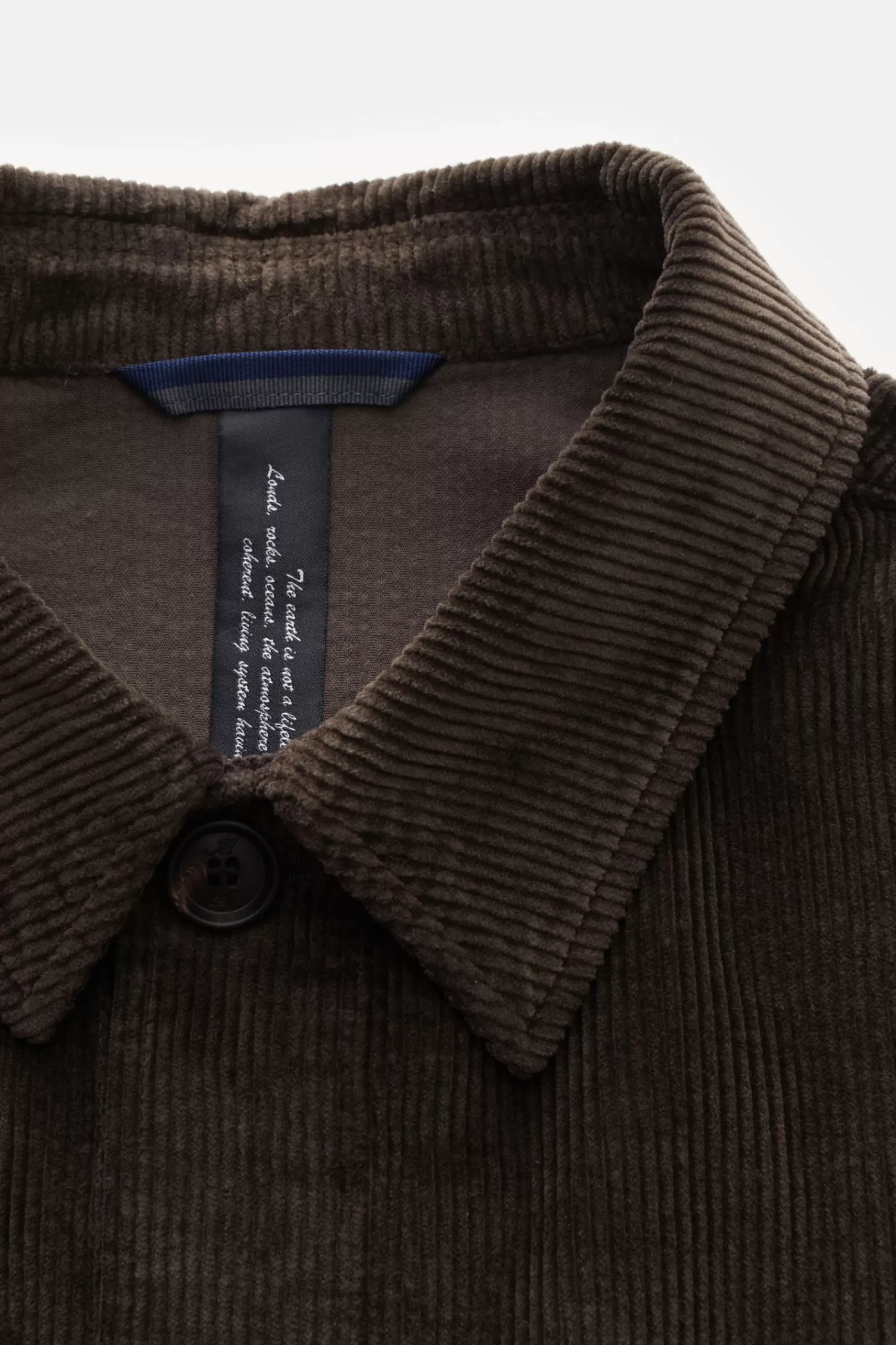 Corduroy Overshirt 'steve' Dark Brown>Mason's New