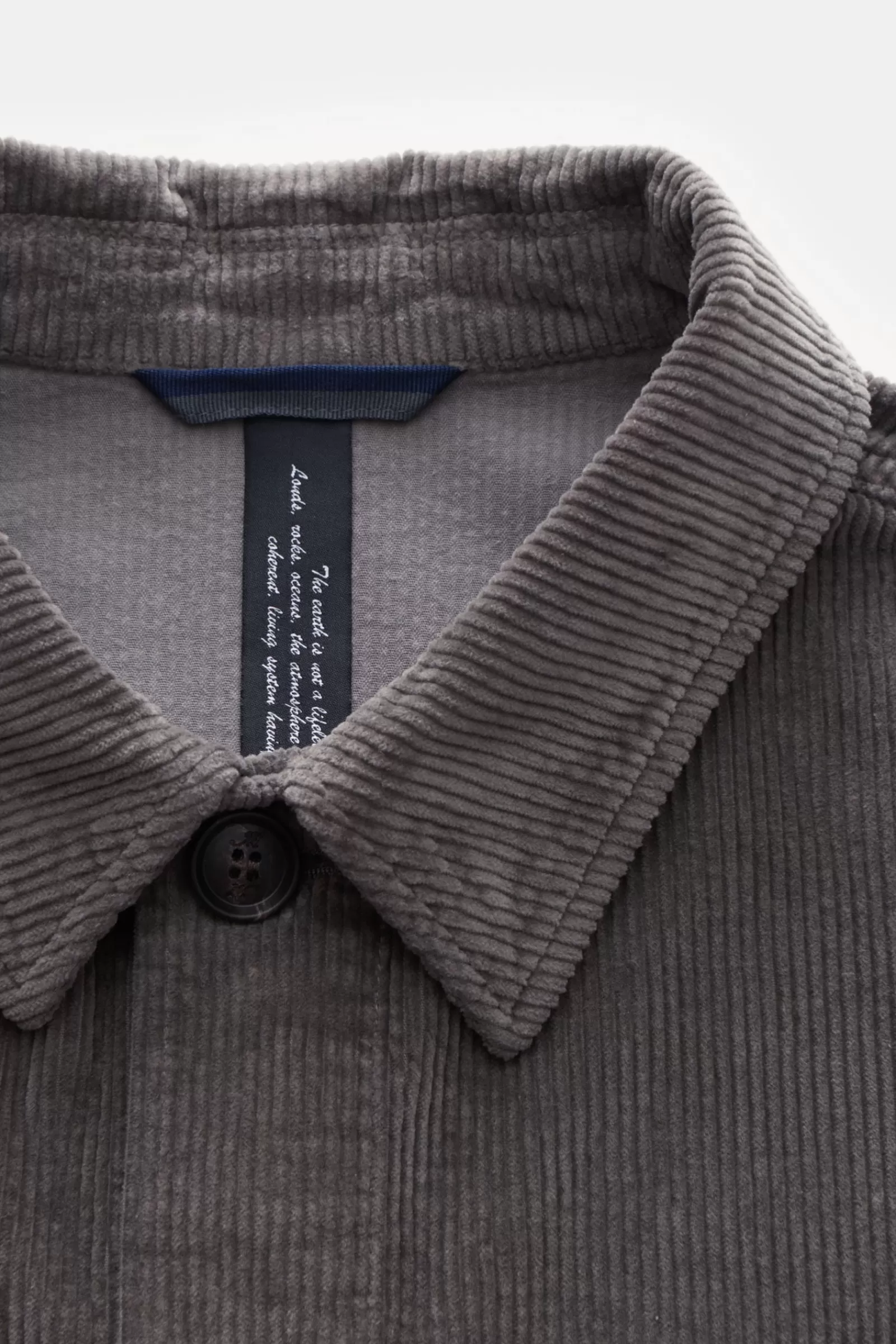 Corduroy Overshirt 'steve' Grey>Mason's Clearance