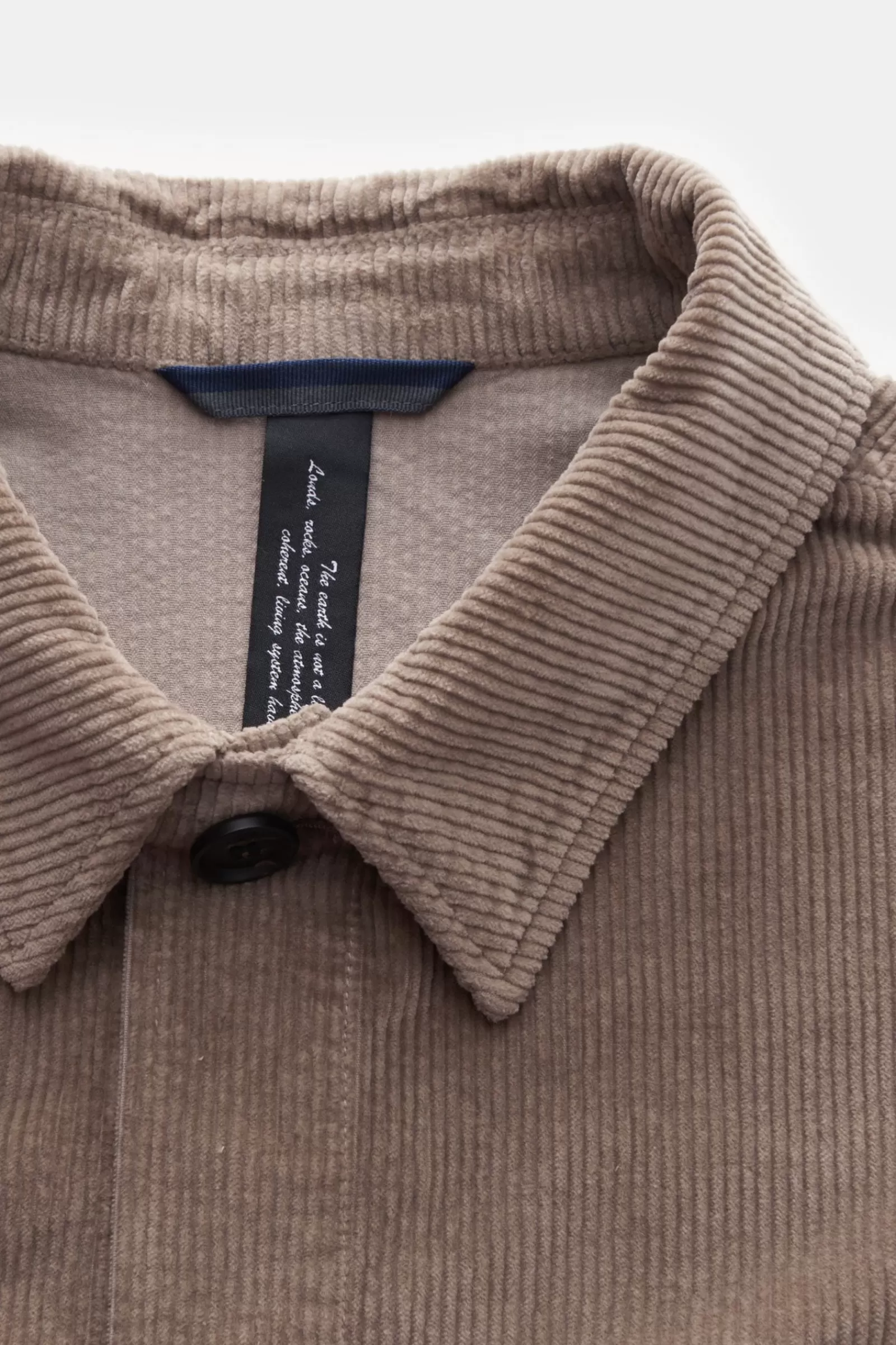 Corduroy Overshirt 'steve' Grey-Brown>Mason's Discount