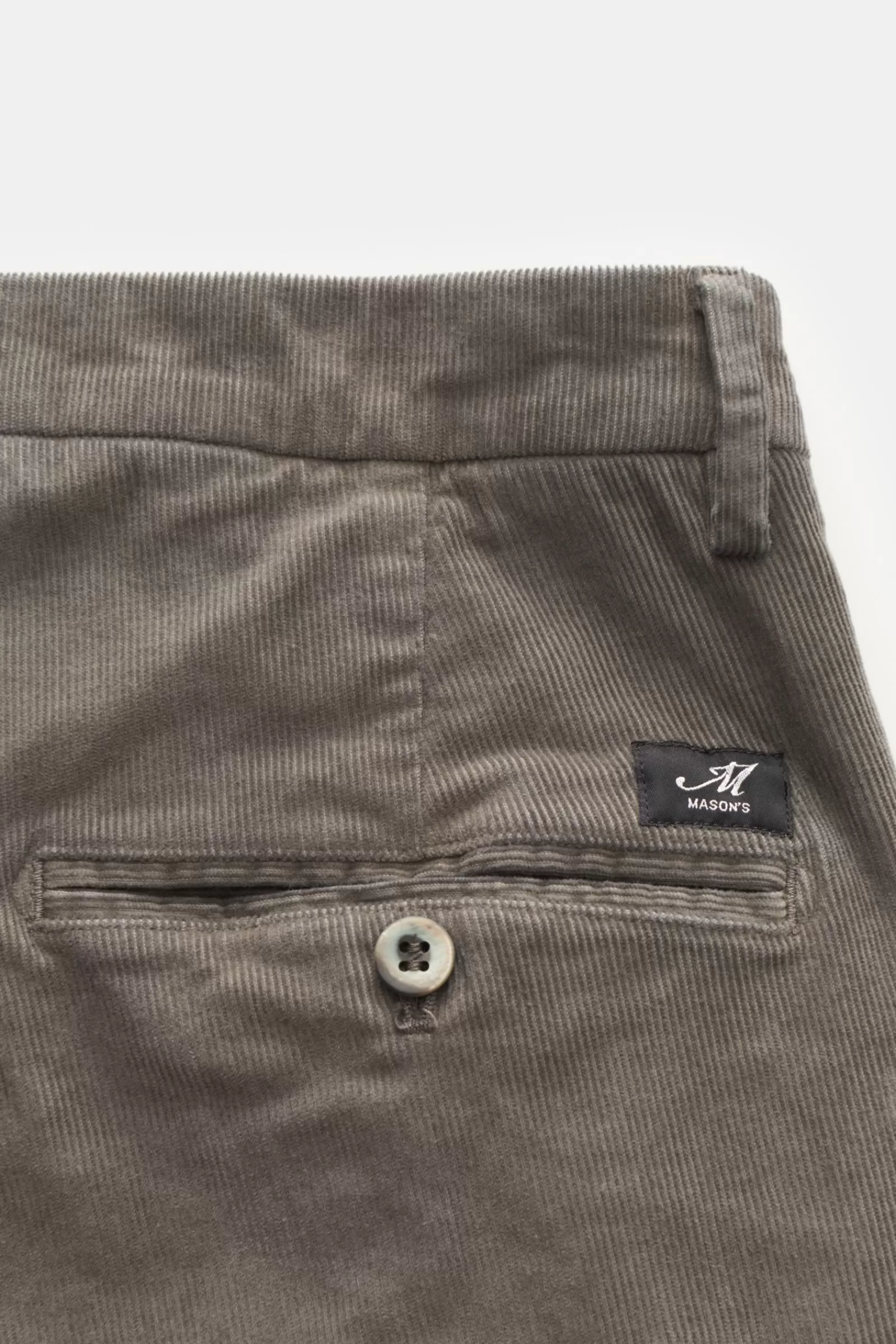 Corduroy Trousers 'Torino' Grey>Mason's Best Sale