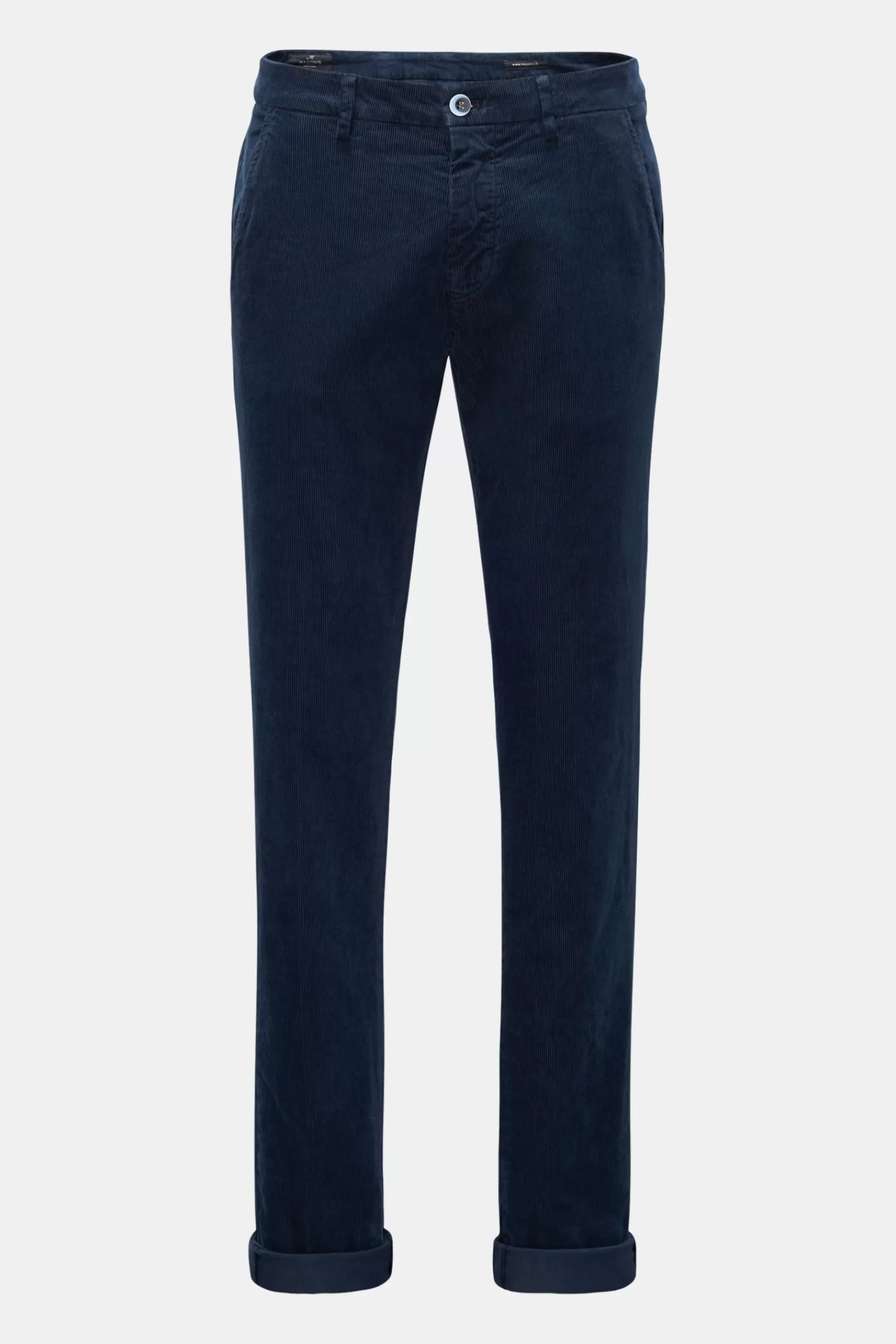 Corduroy Trousers 'Torino' Navy>Mason's Online