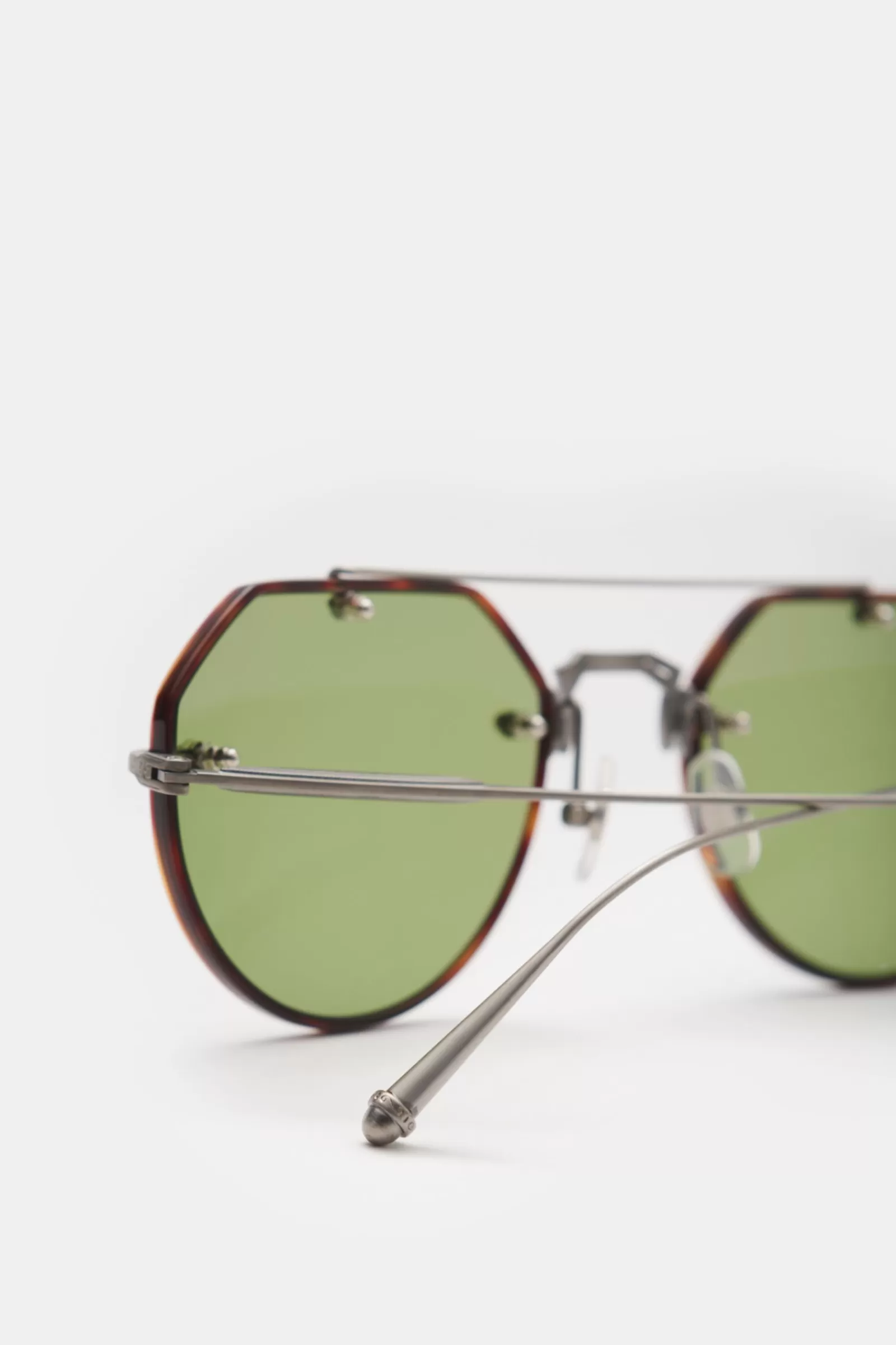 Sunglasses 'M3121' Antique Silver/Brown/Green^Matsuda Outlet