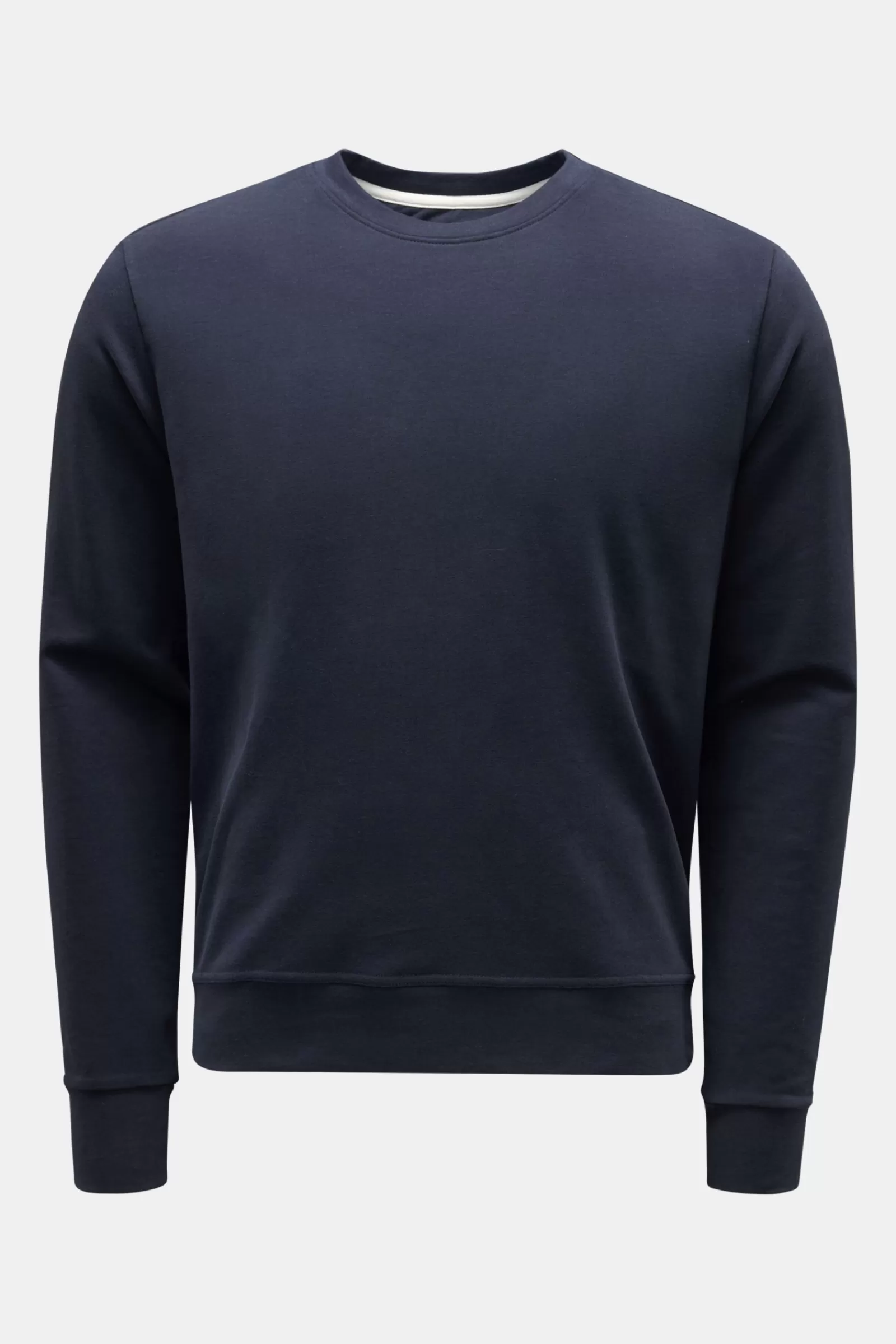 Crew Neck Jumper Navy>mey story Fashion