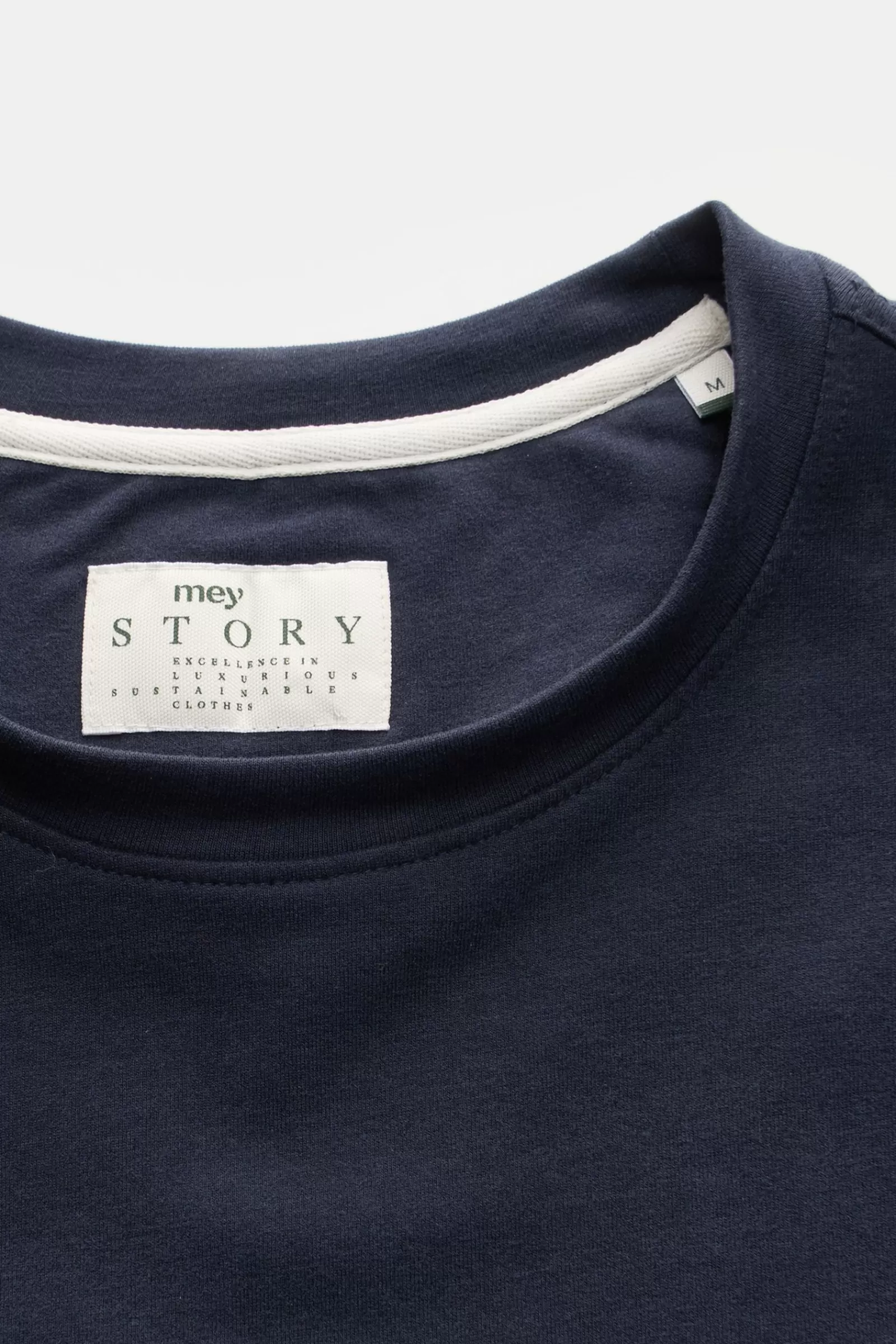 Crew Neck Jumper Navy>mey story Fashion