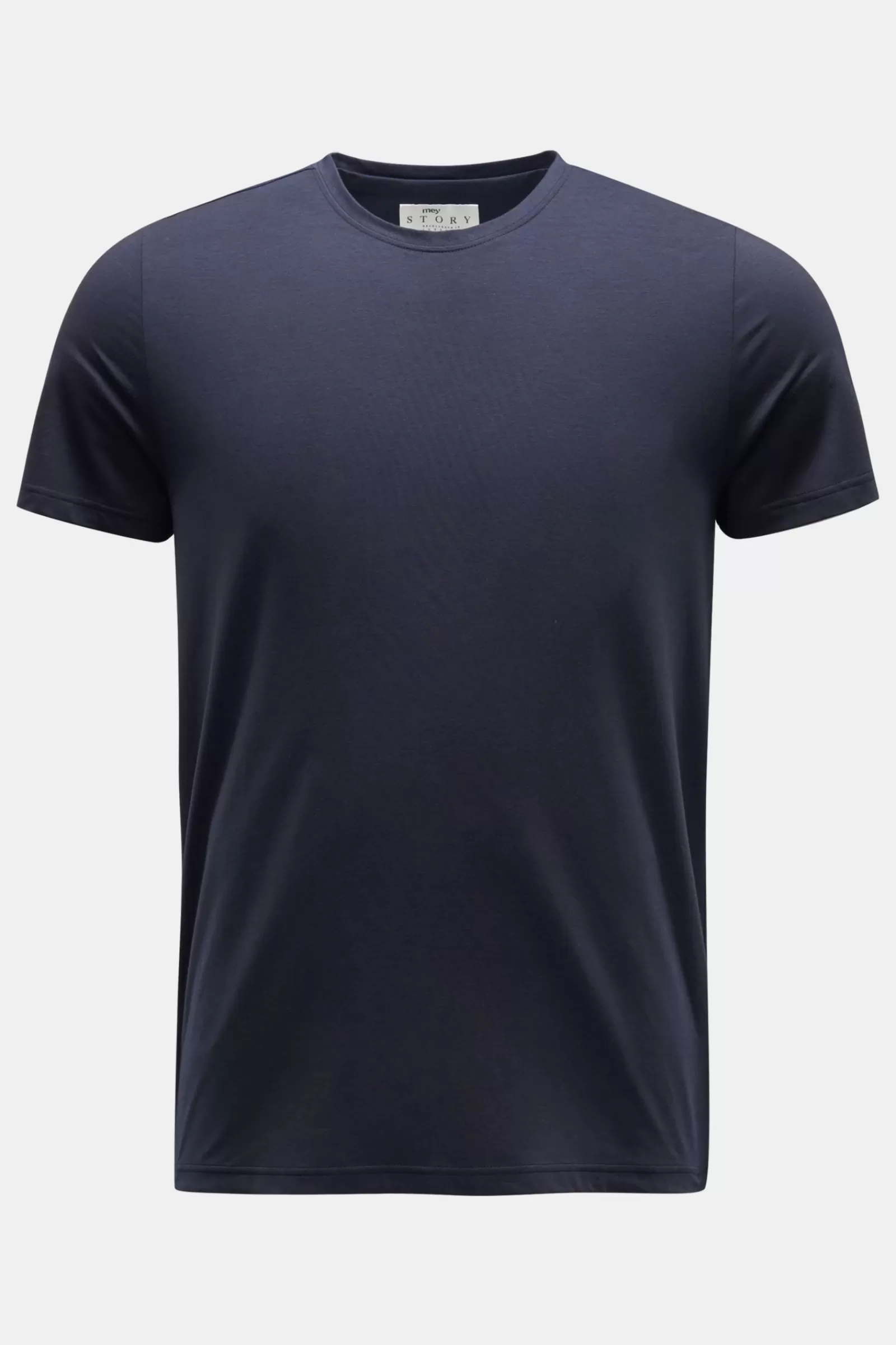 Crew Neck T-Shirt Navy>mey story Sale