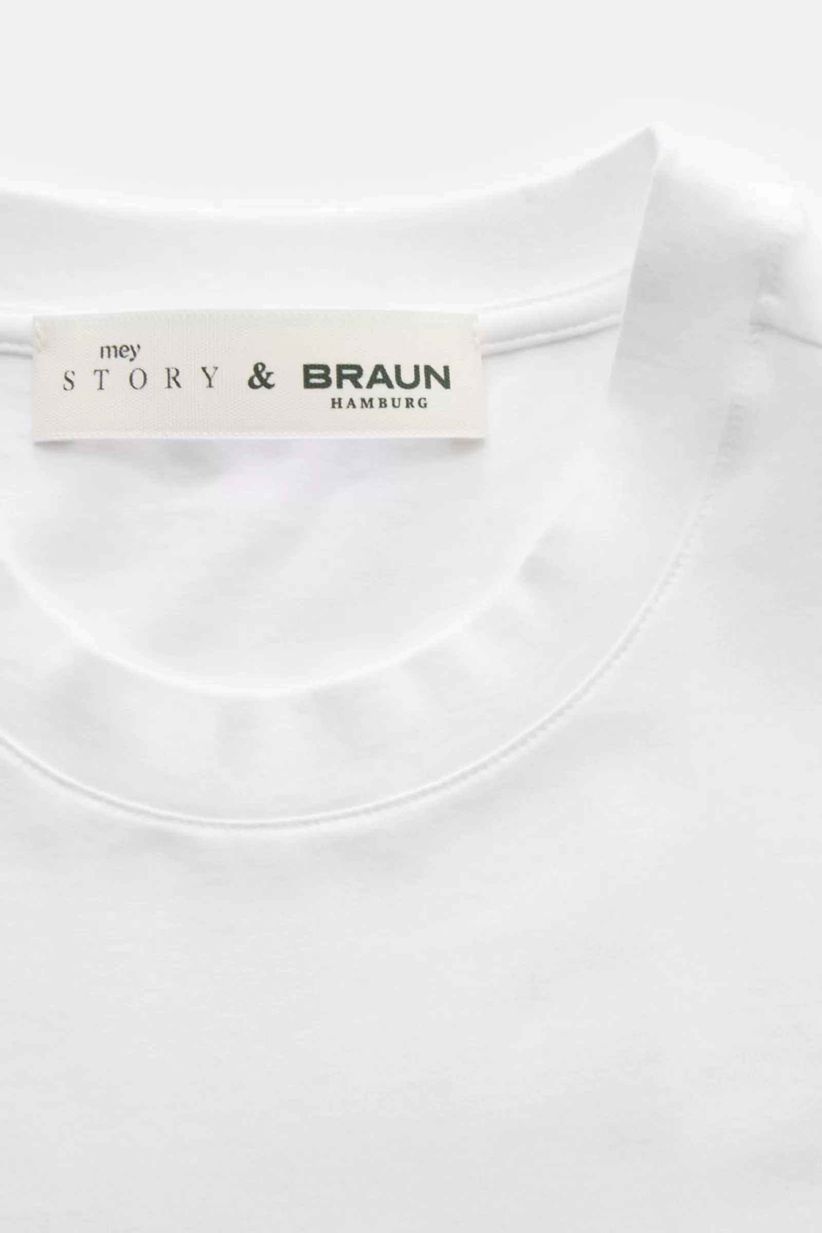 Crew Neck T-Shirt White>mey story Sale