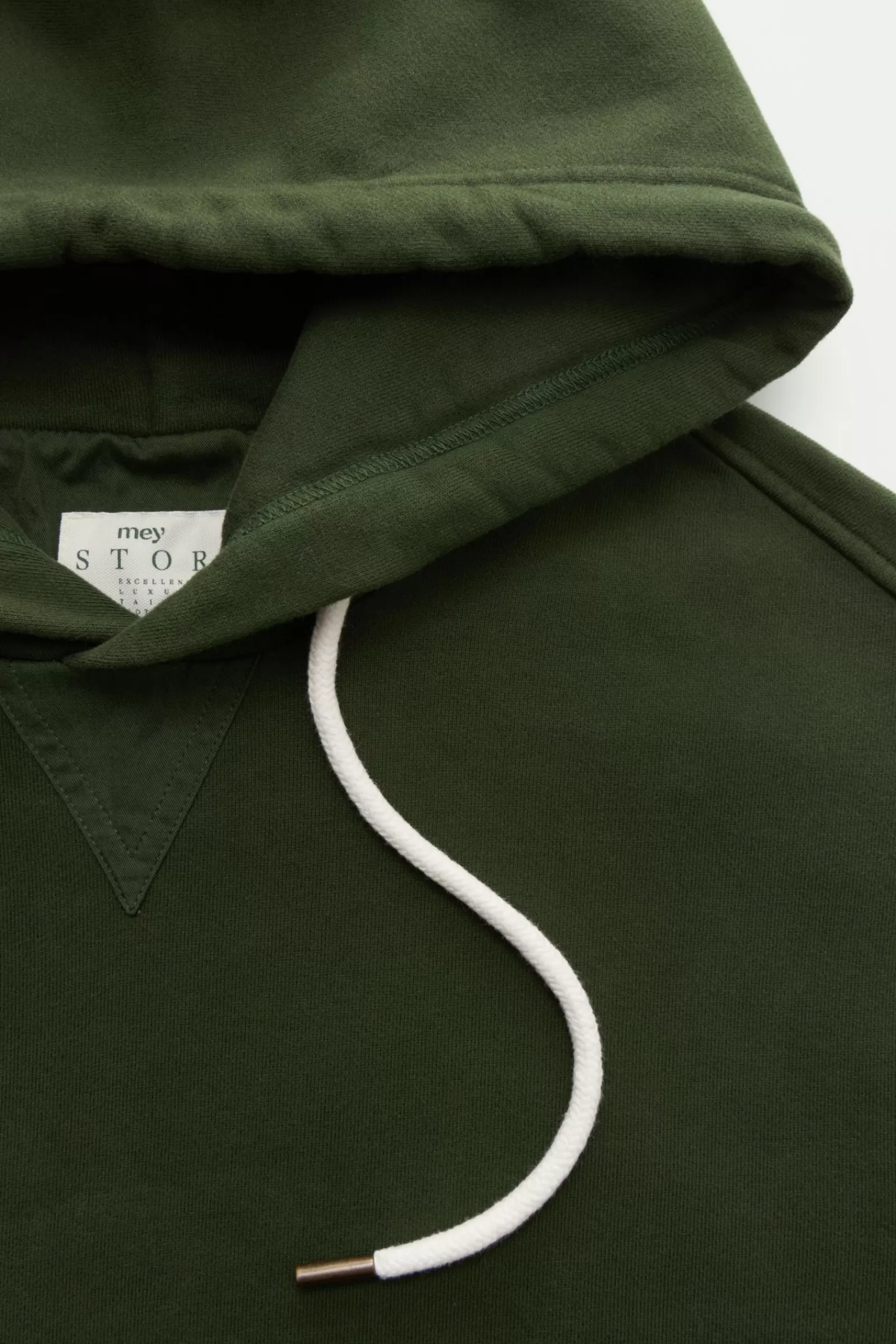 Hooded Jumper Dark Green>mey story Outlet