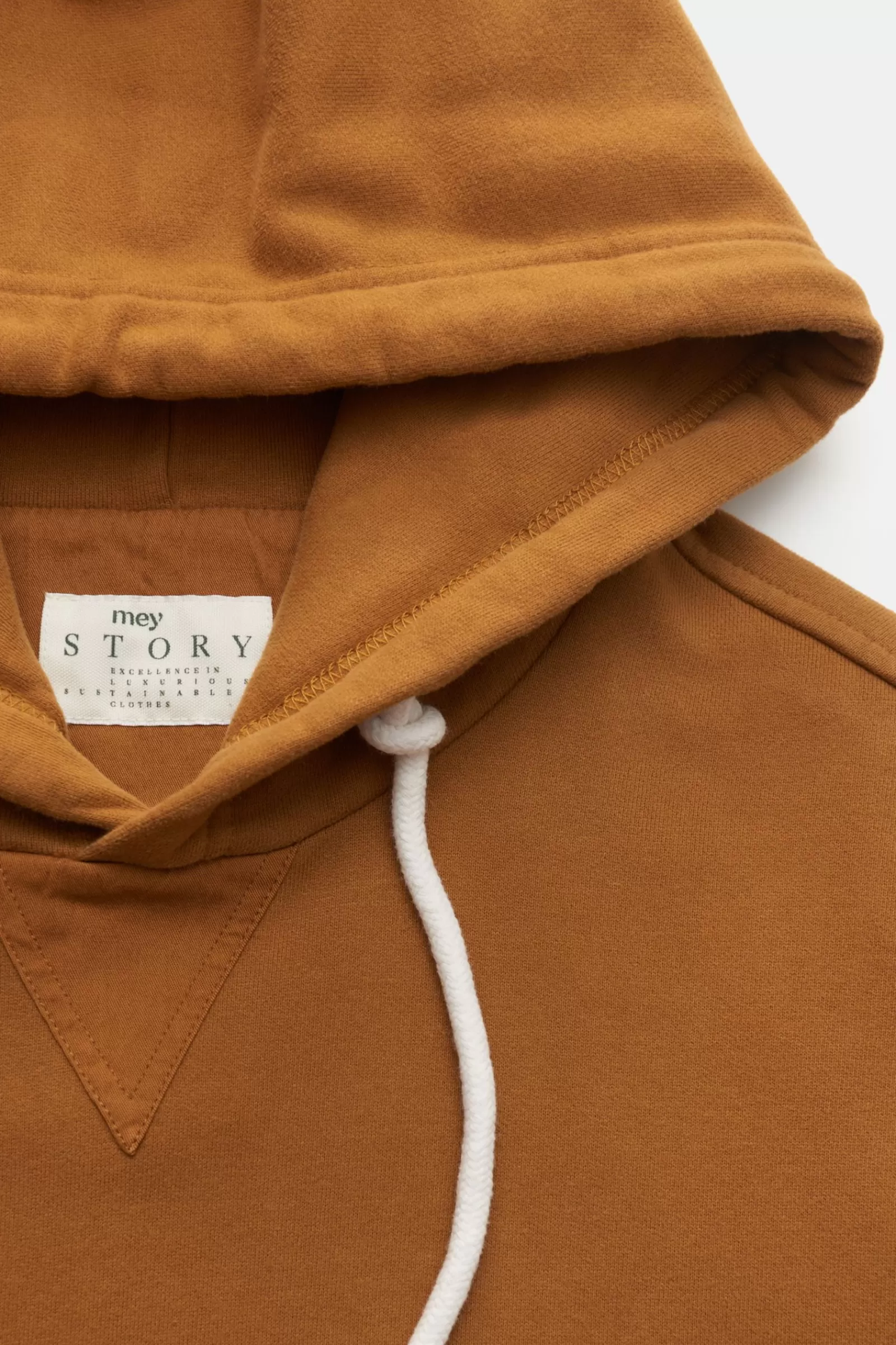 Hooded Jumper Light Brown^mey story Store