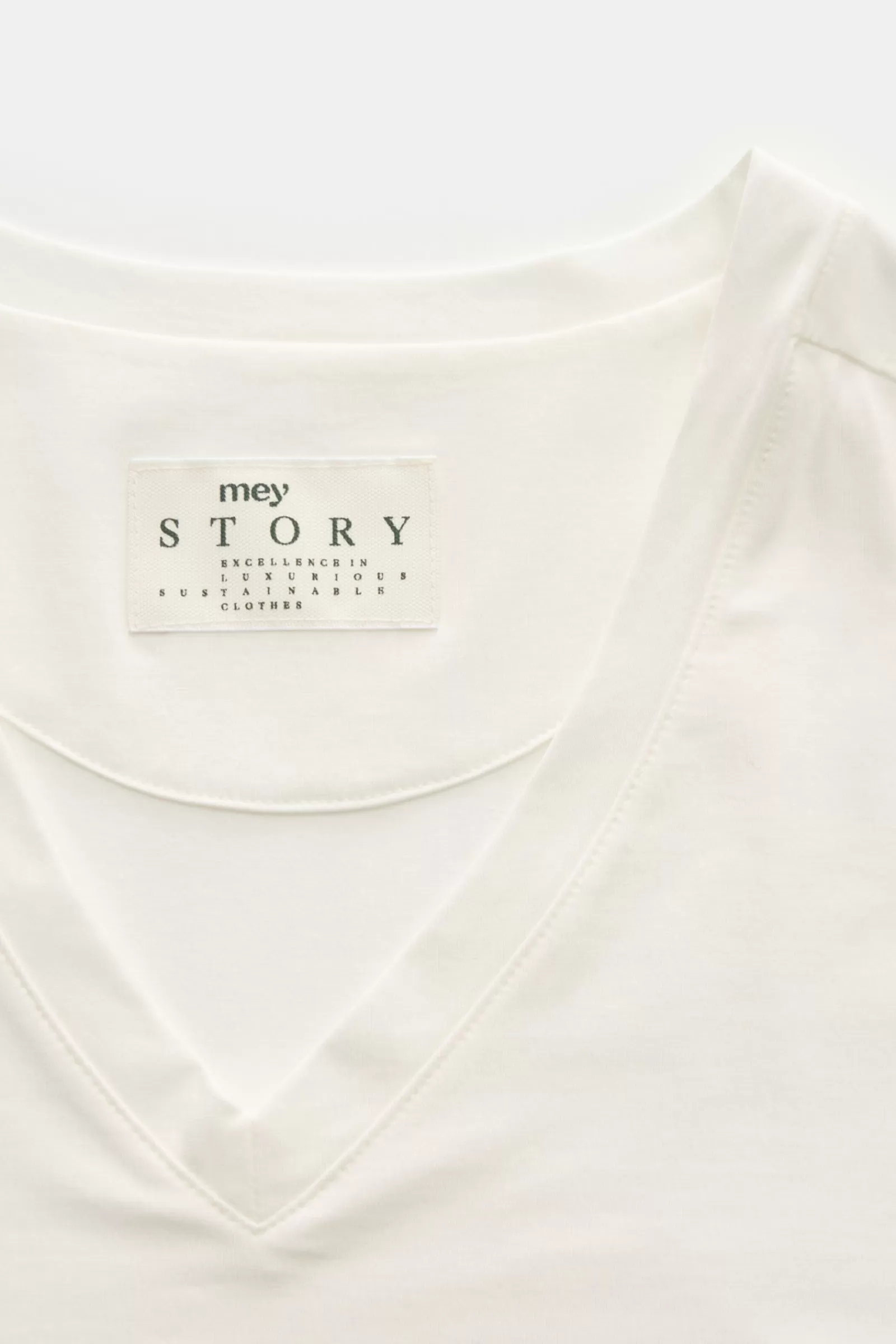 V-Neck T-Shirt Off-White>mey story Hot