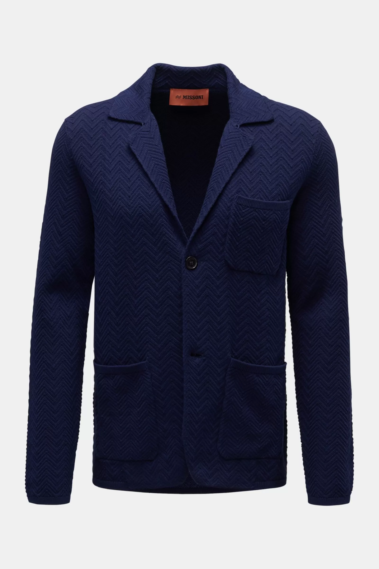 Knit Blazer Navy^Missoni New