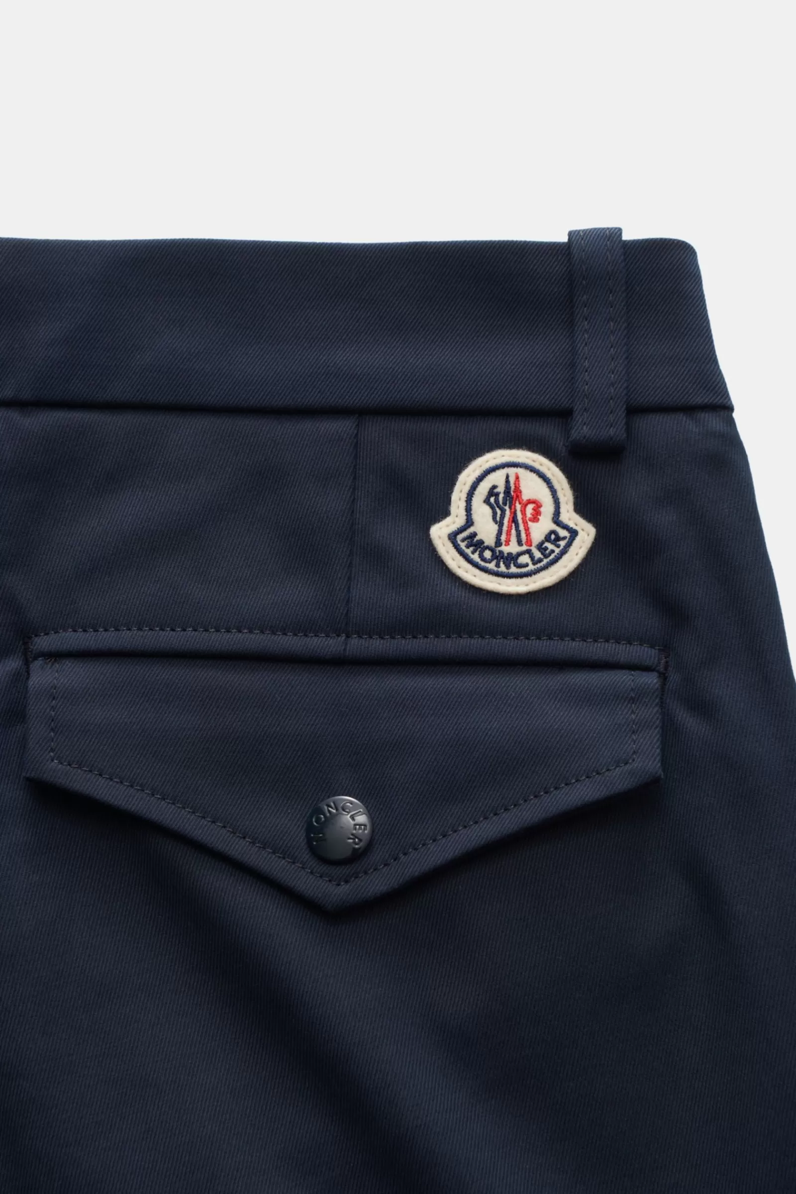 Cotton Trousers Navy>Moncler Flash Sale