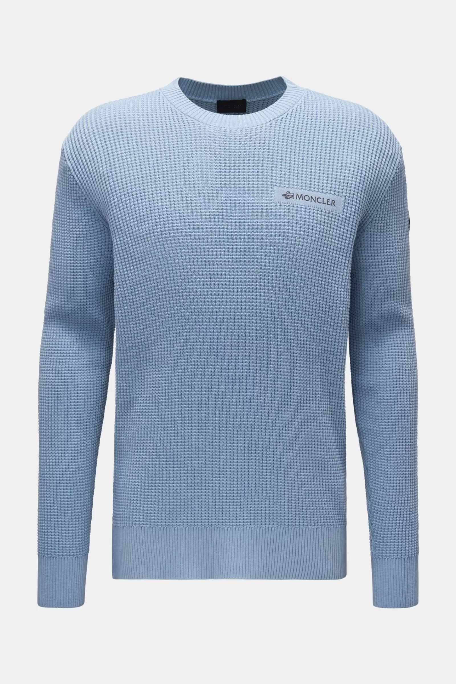 Crew Neck Jumper Smoky Blue^Moncler Hot