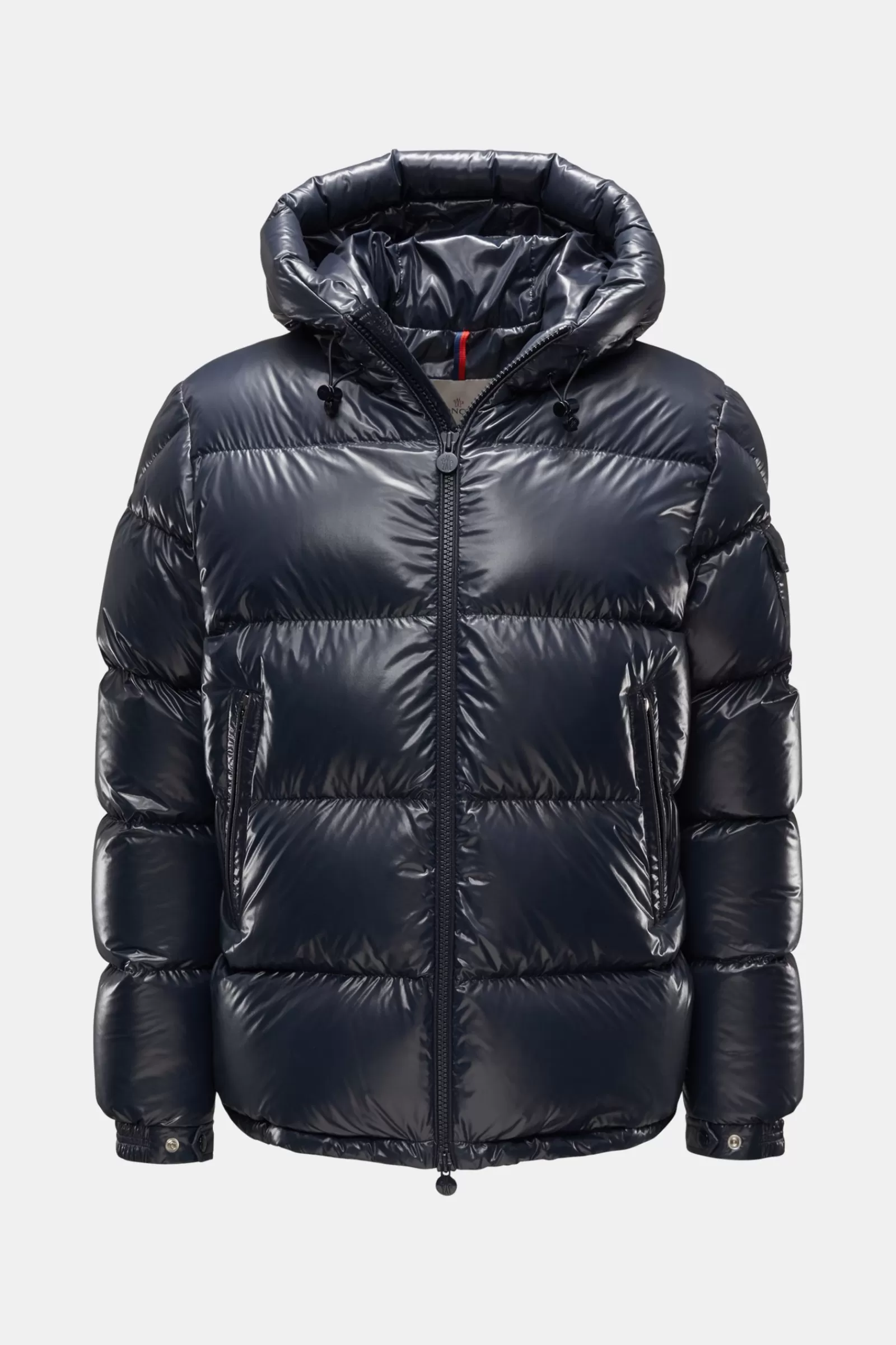 Down Jacket Navy>Moncler Outlet