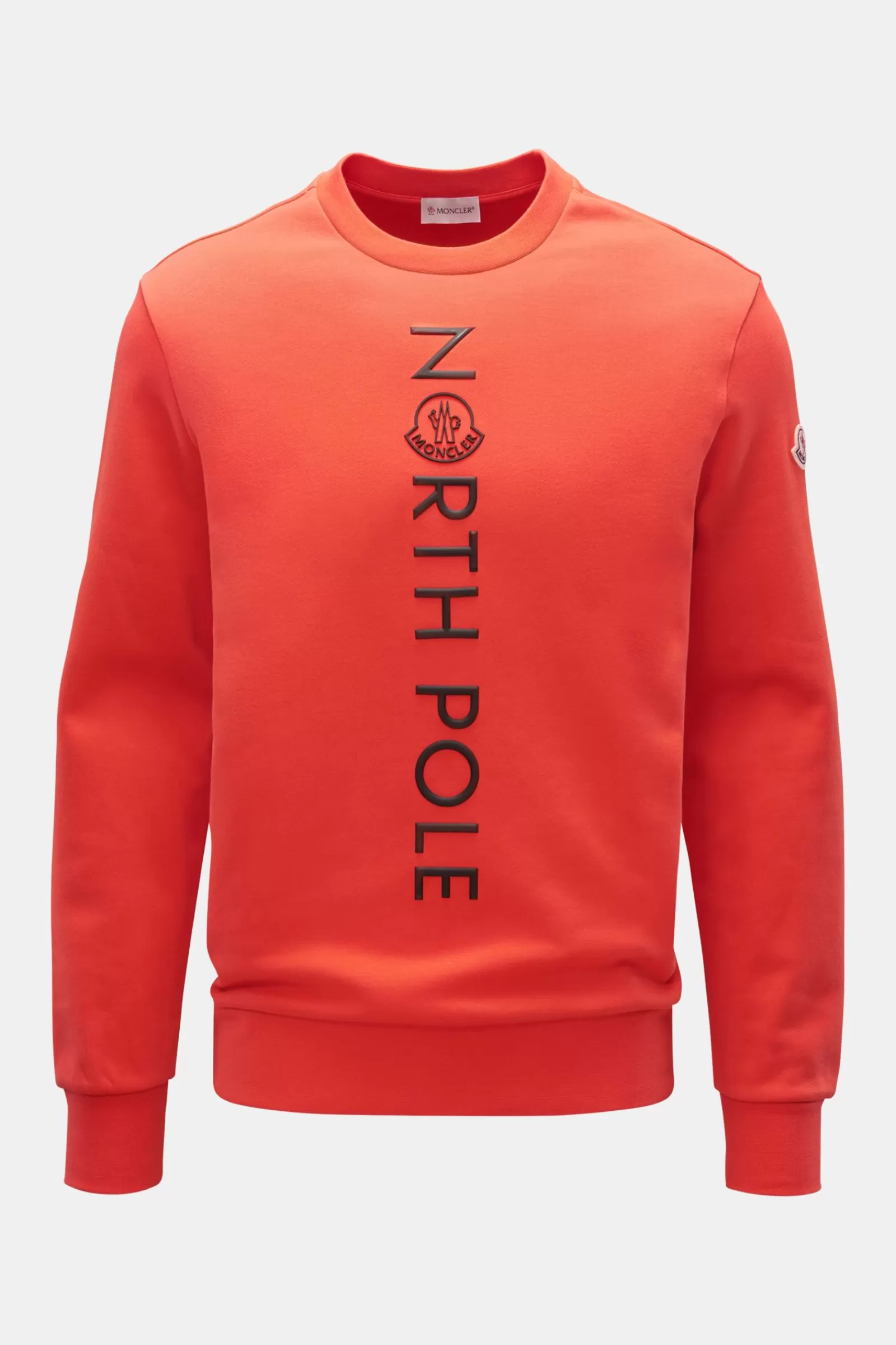 Rundhals-Sweatshirt Orange^Moncler Fashion