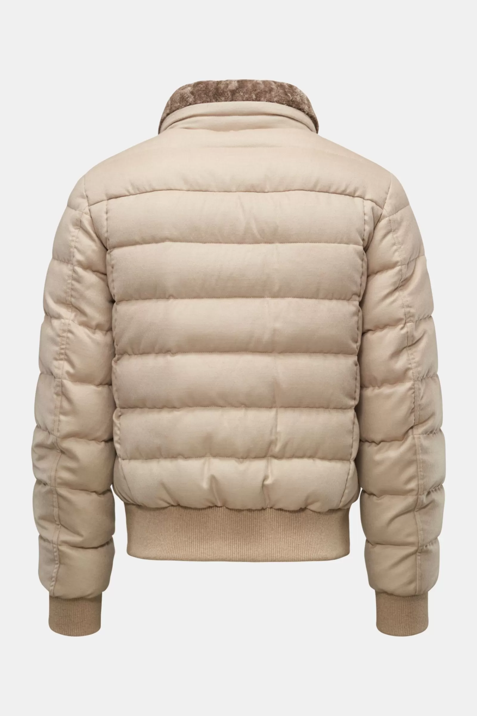 Baby Cashmere Down Blouson 'Audenio' Beige>MOORER New