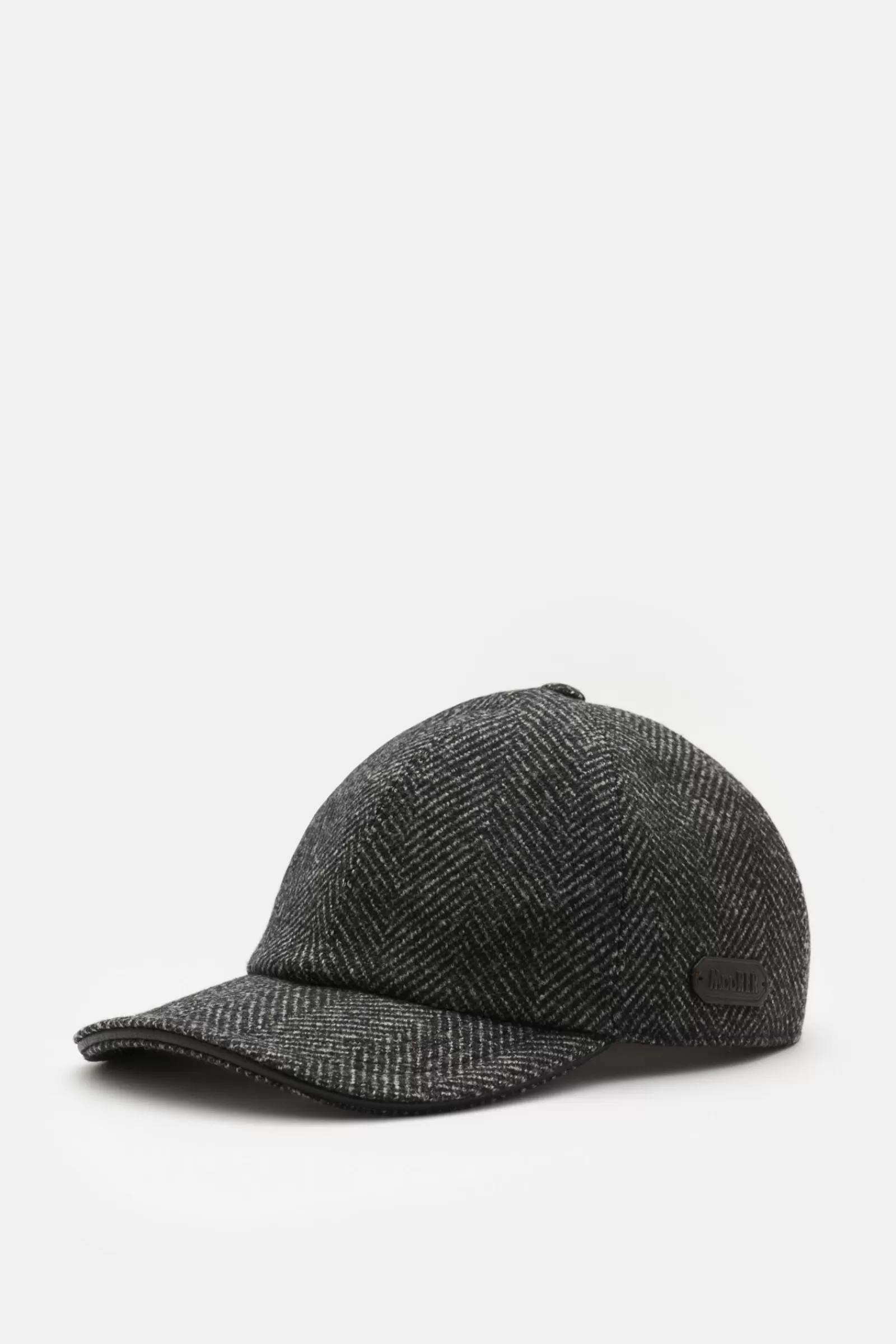 Baseball Cap 'Robinson-Hd' Light Grey/Black Striped^MOORER Clearance