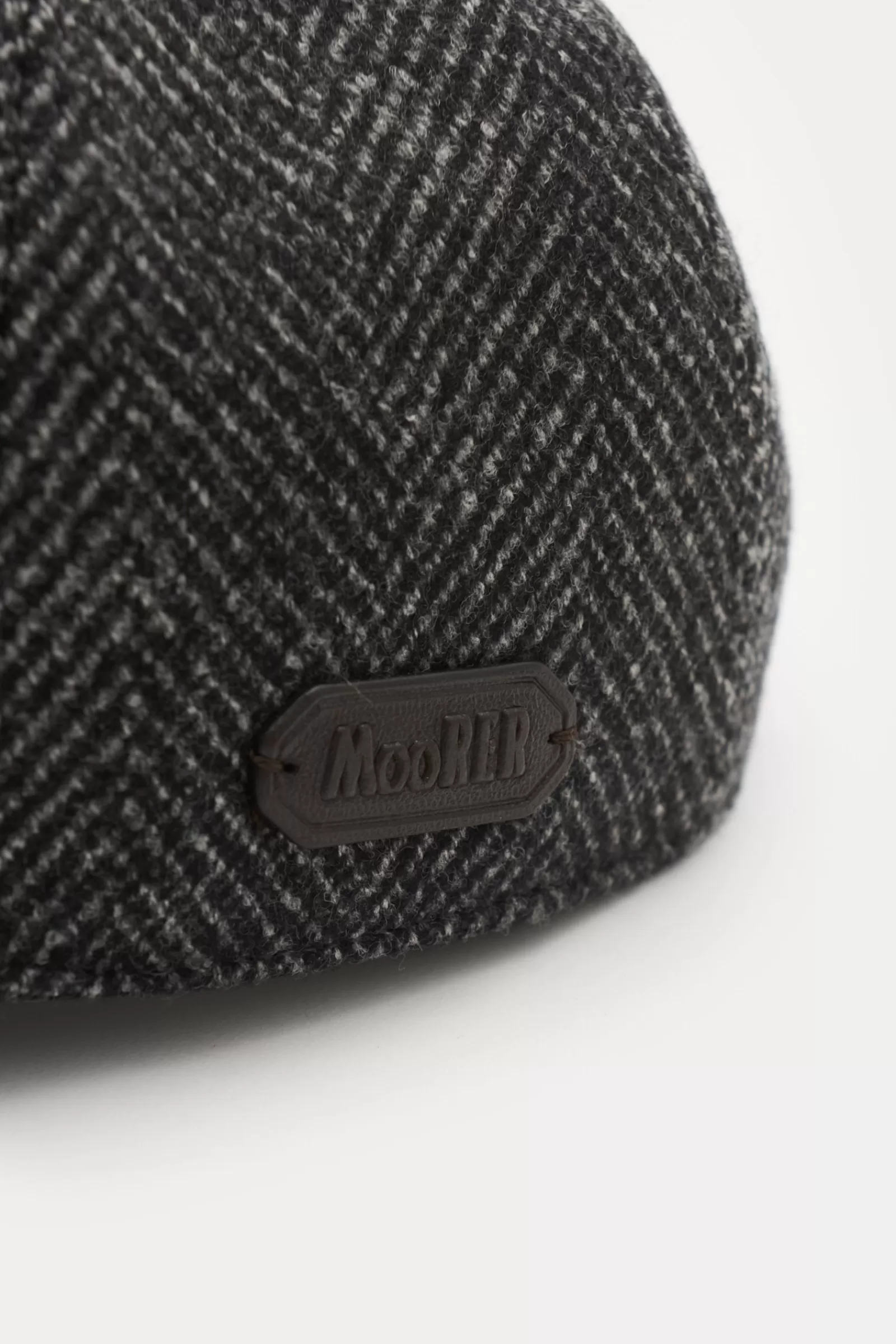 Baseball Cap 'Robinson-Hd' Light Grey/Black Striped^MOORER Clearance