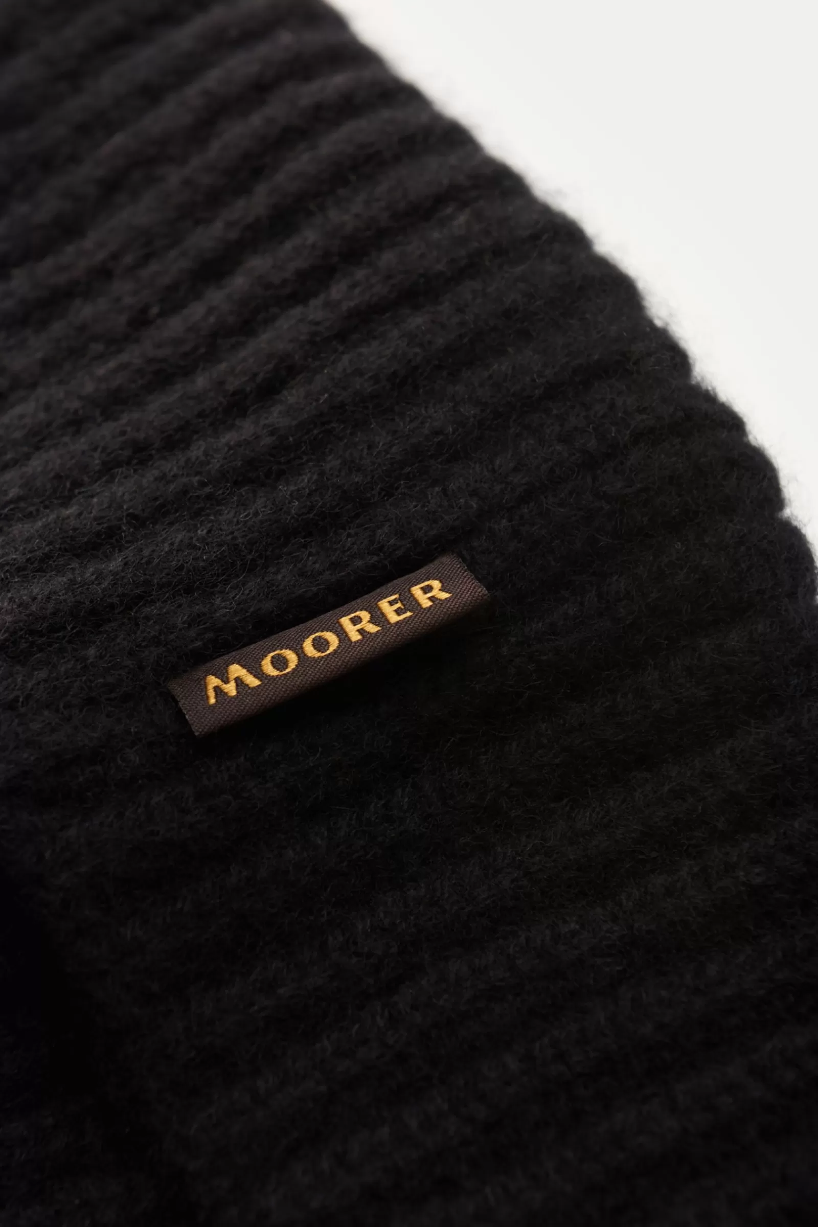 Cashmere Beanie 'Davis-Cws' Black^MOORER Best Sale