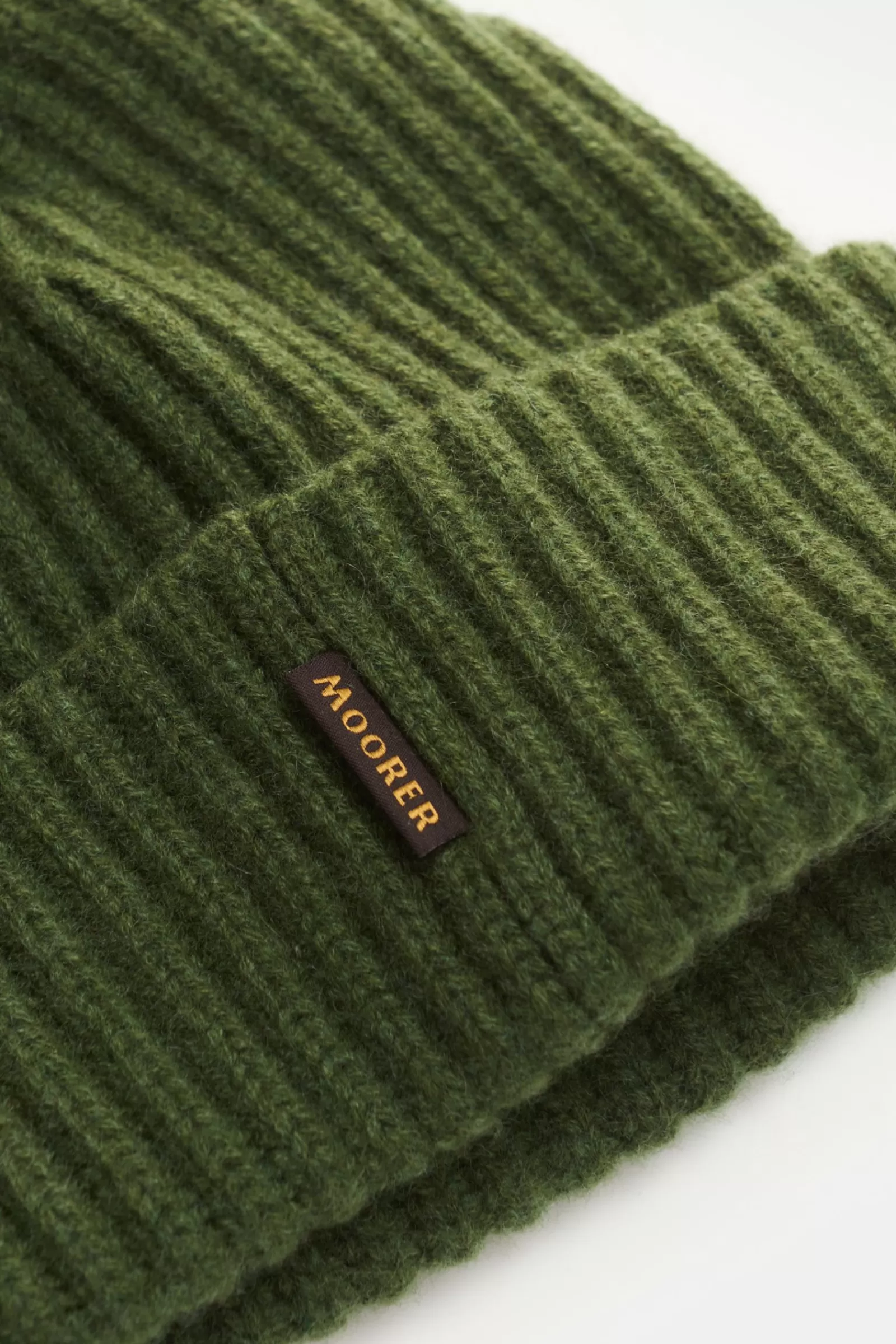 Cashmere Beanie 'Davis-Cws' Green^MOORER Cheap