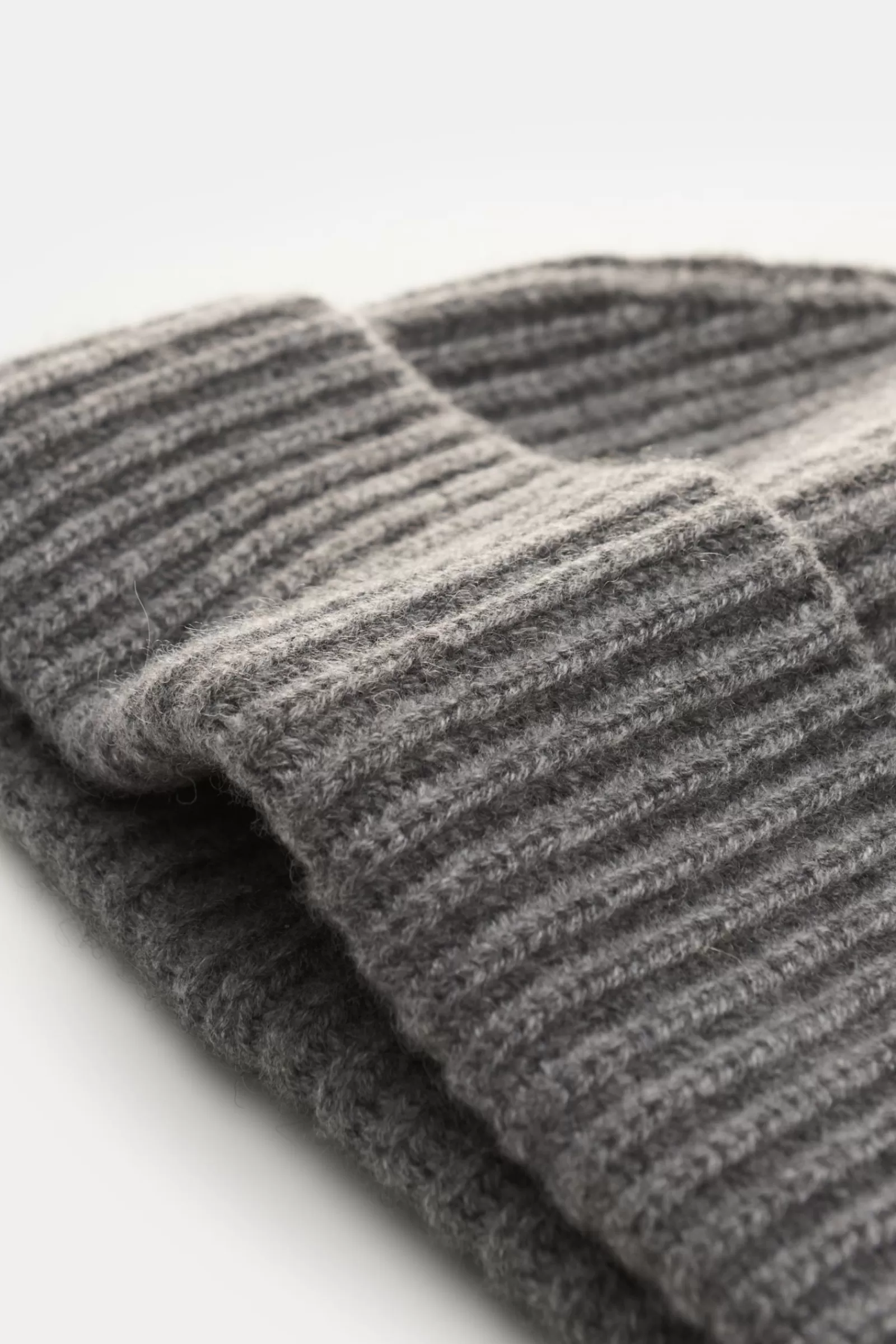 Cashmere Beanie 'Davis-Cws' Grey^MOORER Best Sale