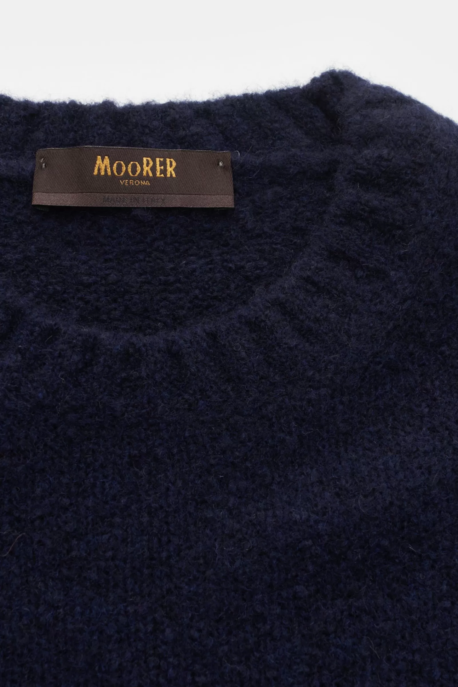 Crew Neck Jumper 'Orvieto' Navy^MOORER Cheap