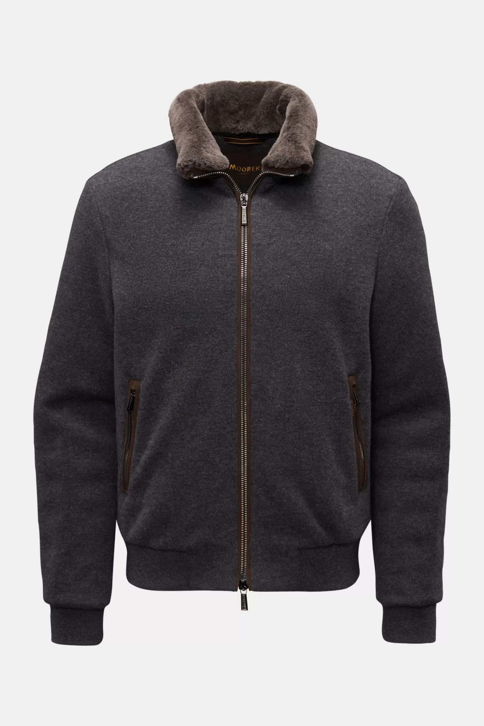 Down Blouson 'Bellati' Dark Grey>MOORER Cheap