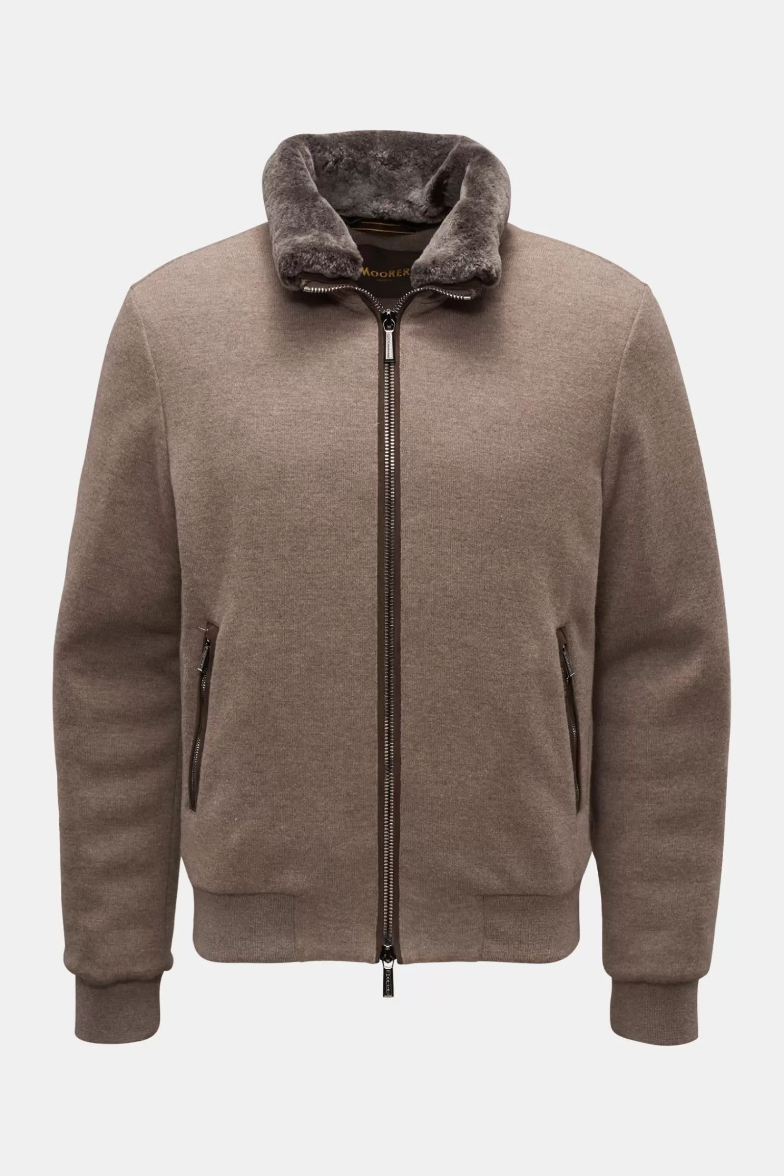 Down Blouson 'Bellati' Grey-Brown>MOORER Outlet