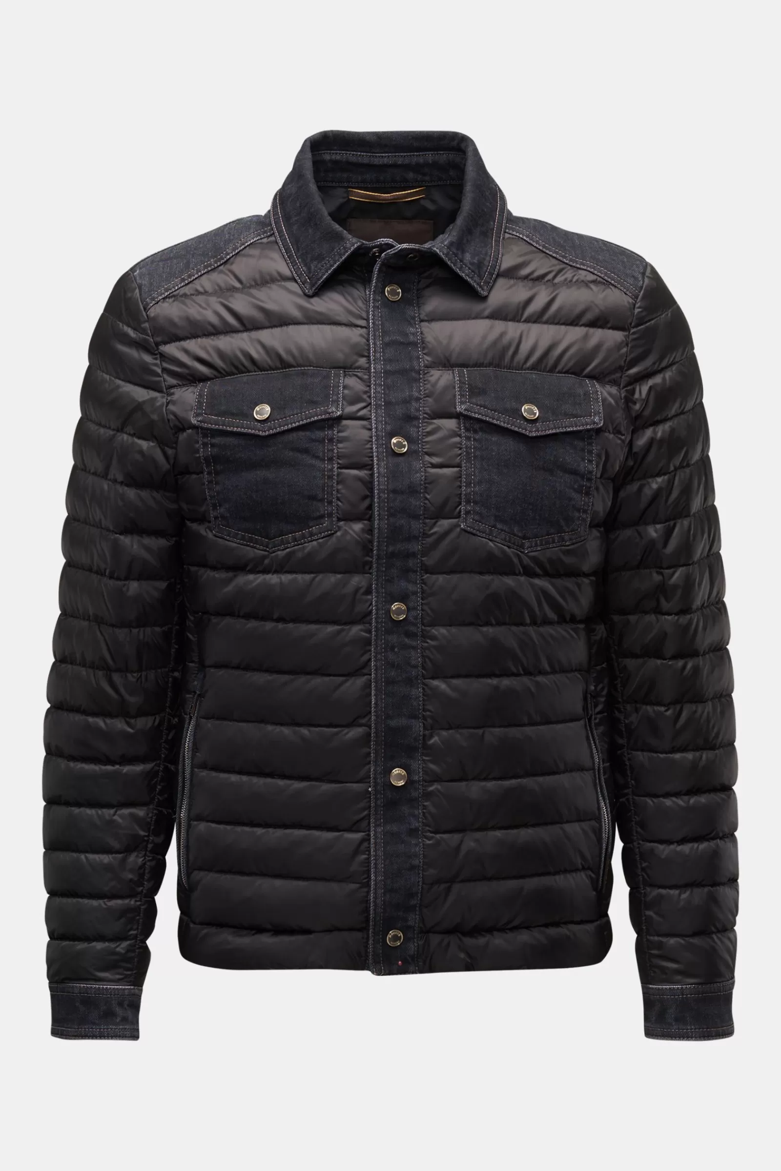 Down Jacket 'Crespi' Black>MOORER Cheap