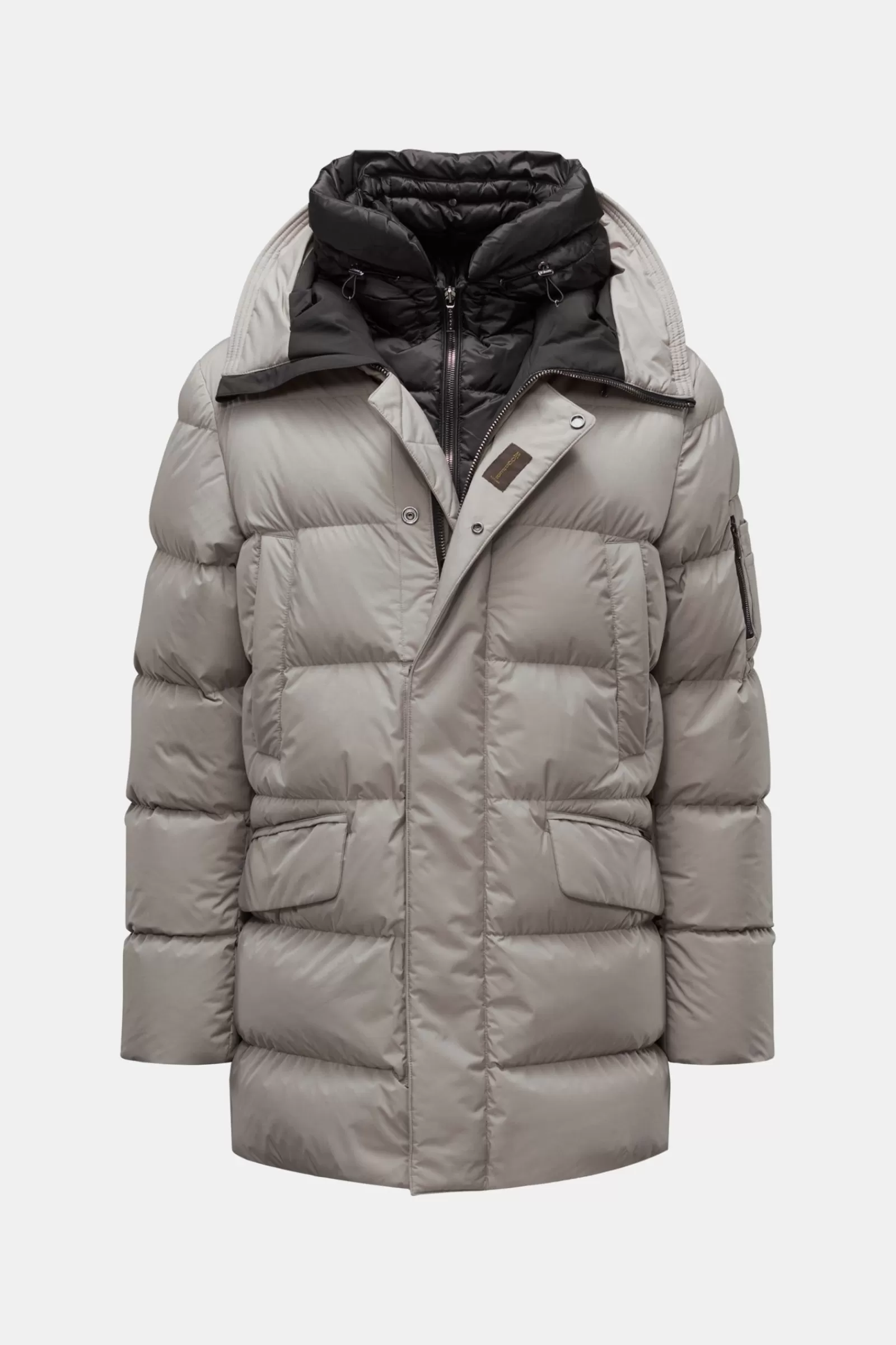 Down Parka 'Davide' Grey>MOORER Cheap