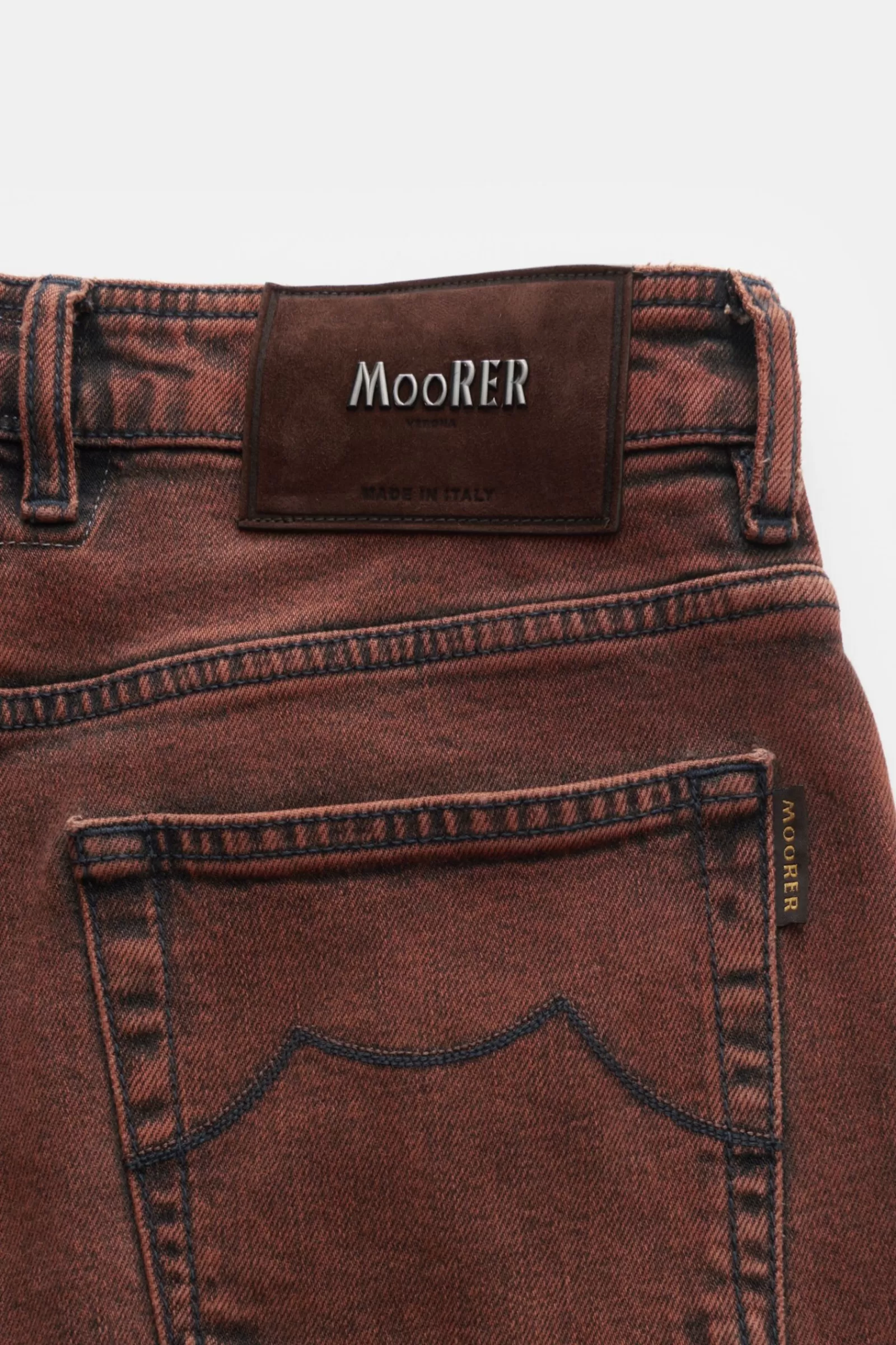 Jeans 'Pavel-Smr' Rust Brown>MOORER Fashion