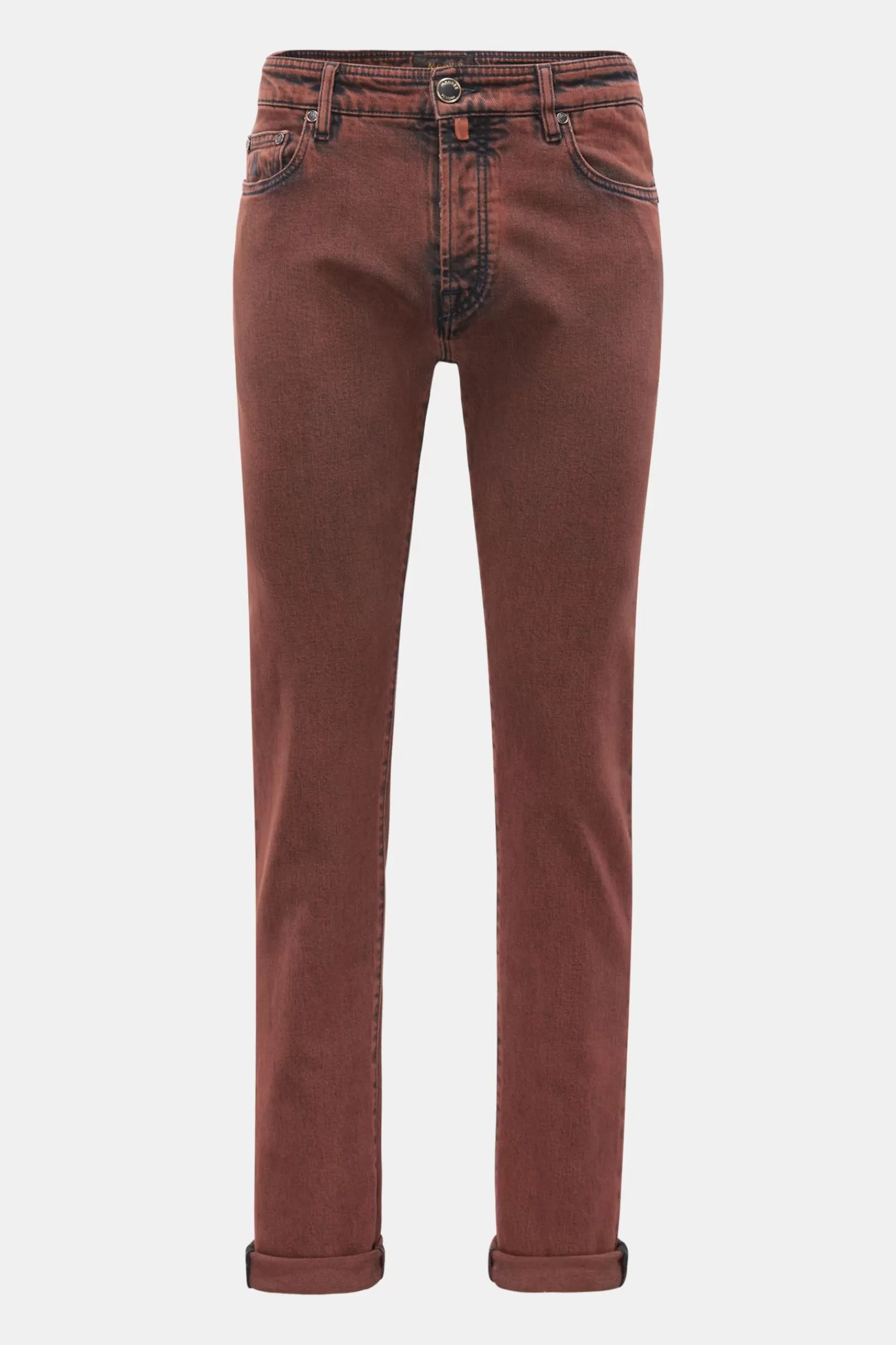 Jeans 'Pavel-Smr' Rust Brown>MOORER Fashion