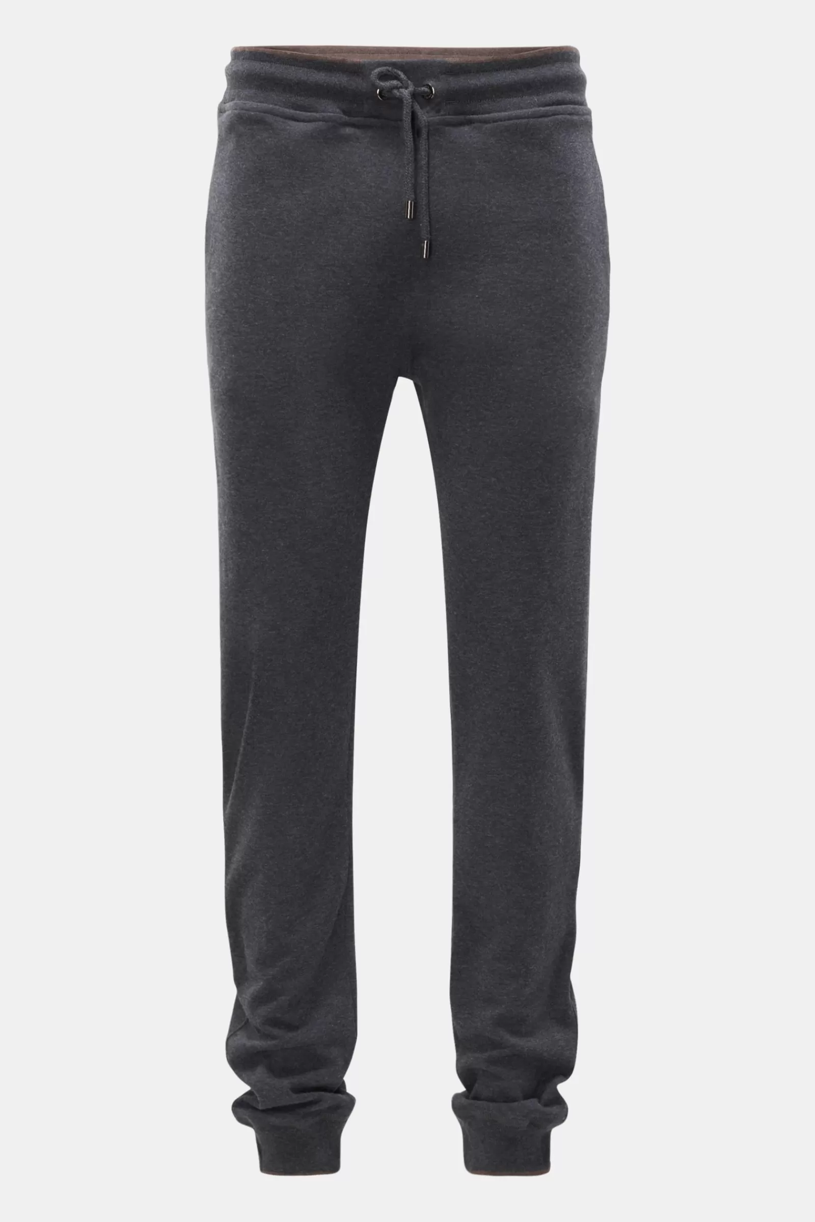 Sweat Pants 'Norcia' Dark Grey/Grey-Brown>MOORER Best