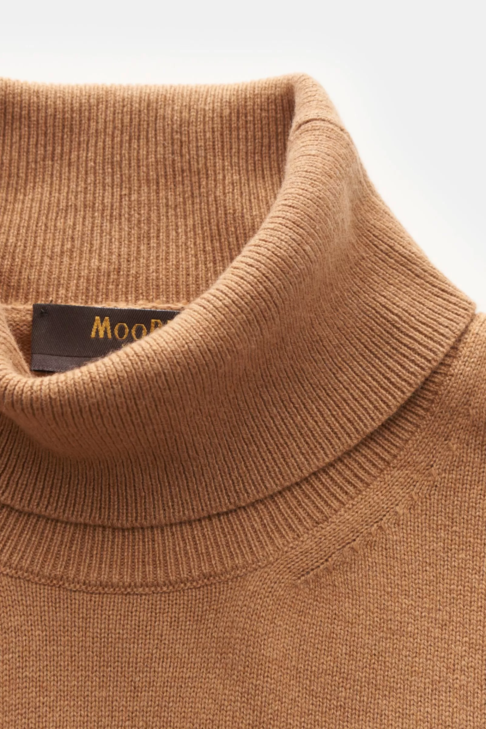 Turtleneck Jumper 'Todi' Light Brown^MOORER Best