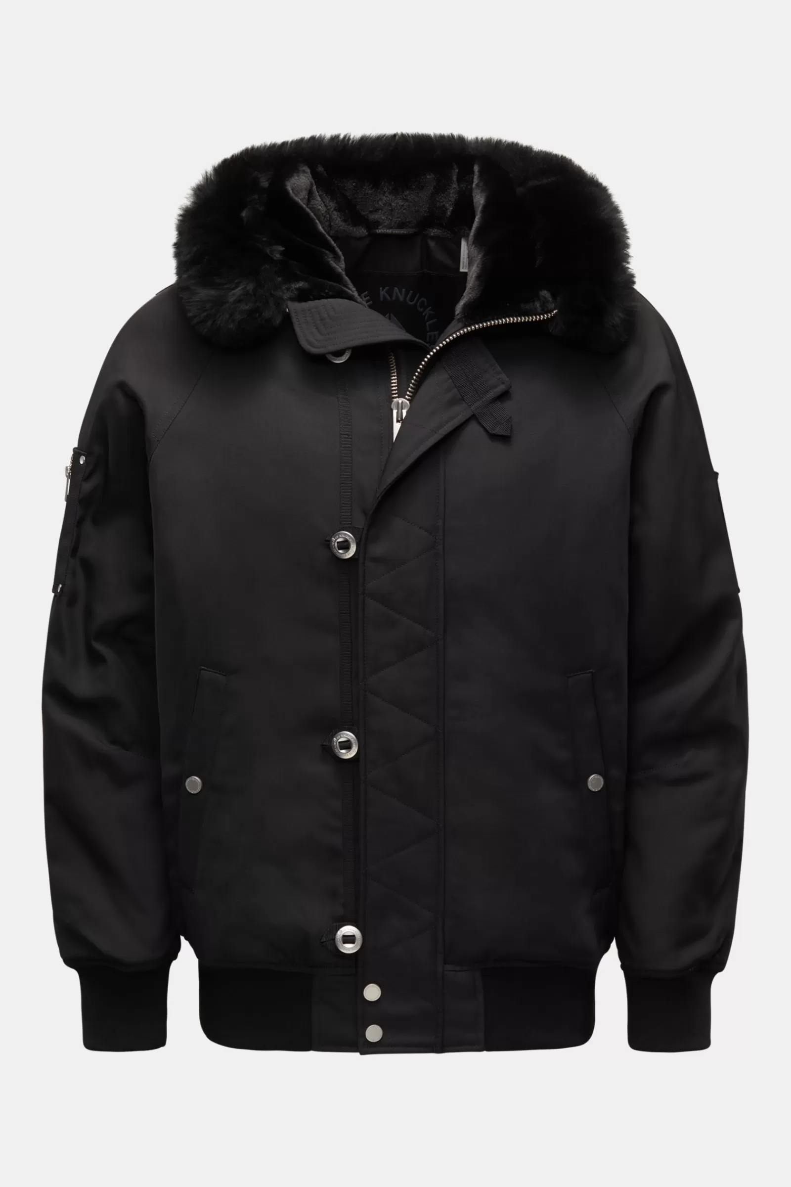 Blouson 'strathmore Bomber' Schwarz>Moose Knuckles Best Sale