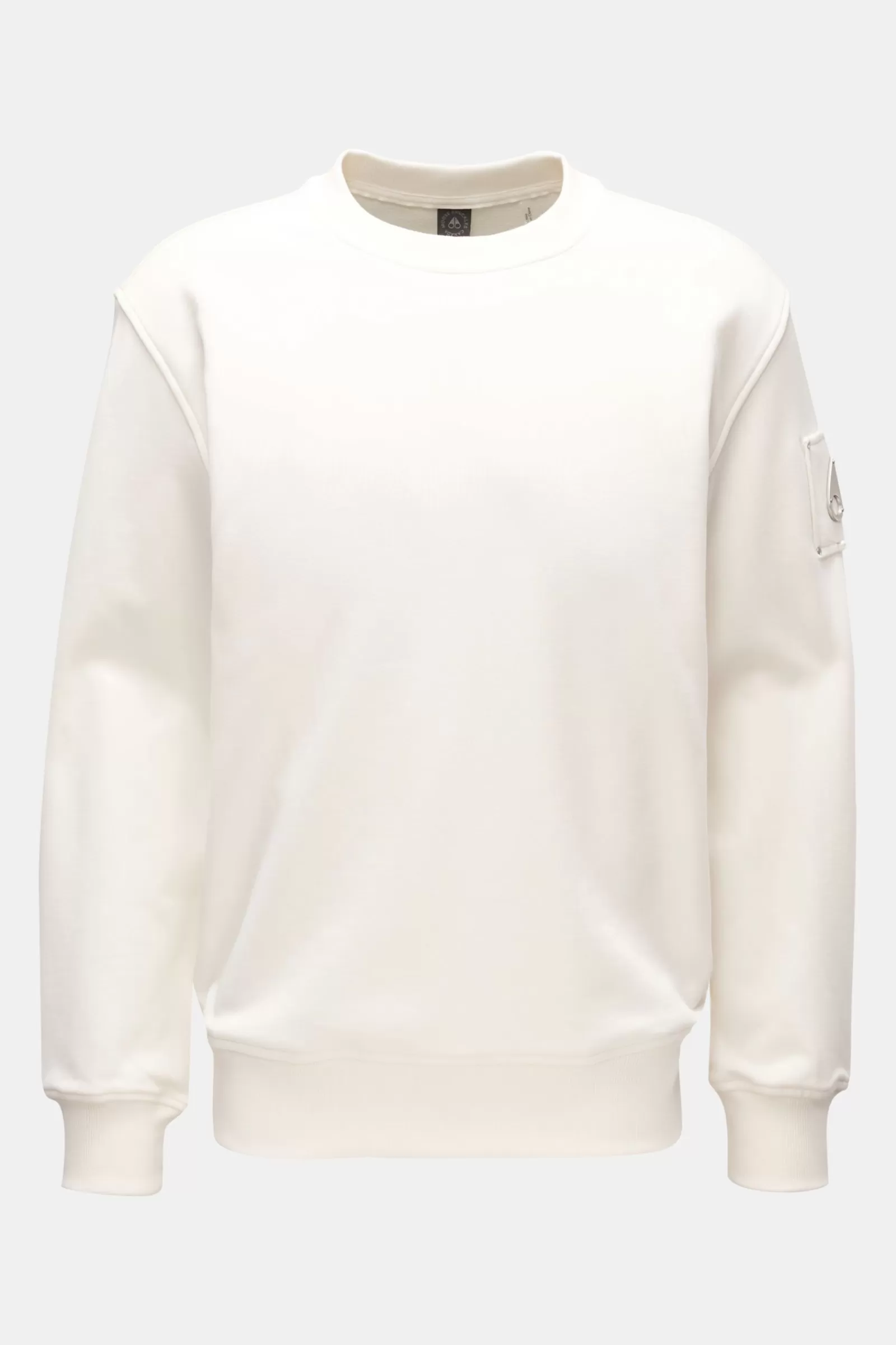 Crew Neck Sweatshirt 'Hartsfield Crew' Cream^Moose Knuckles Shop