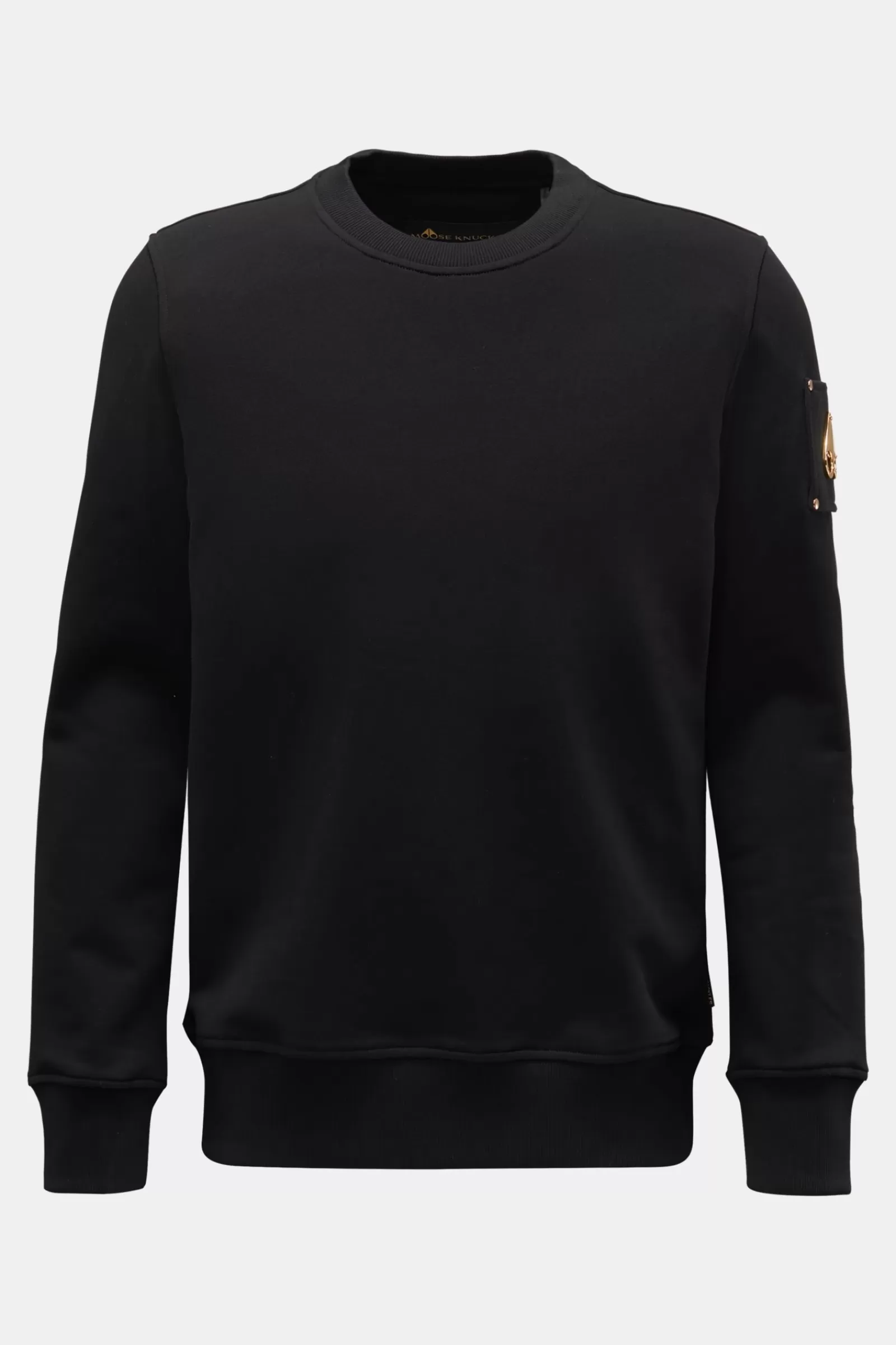 Crew Neck Sweatshirt 'snyder' Black^Moose Knuckles Cheap