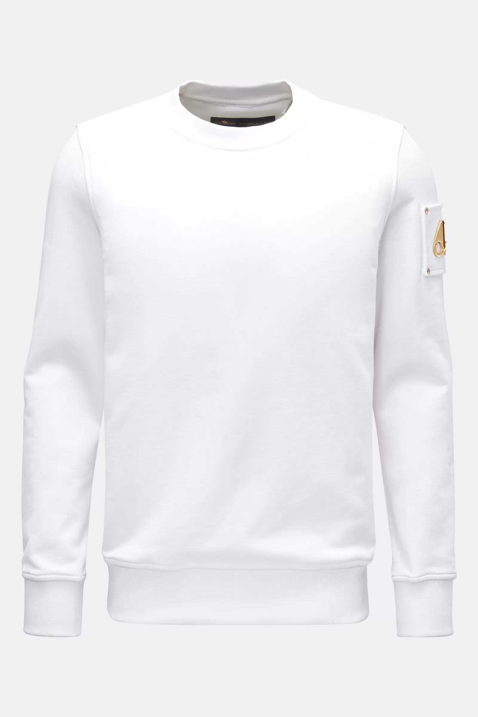 Crew Neck Sweatshirt 'snyder' White^Moose Knuckles Clearance