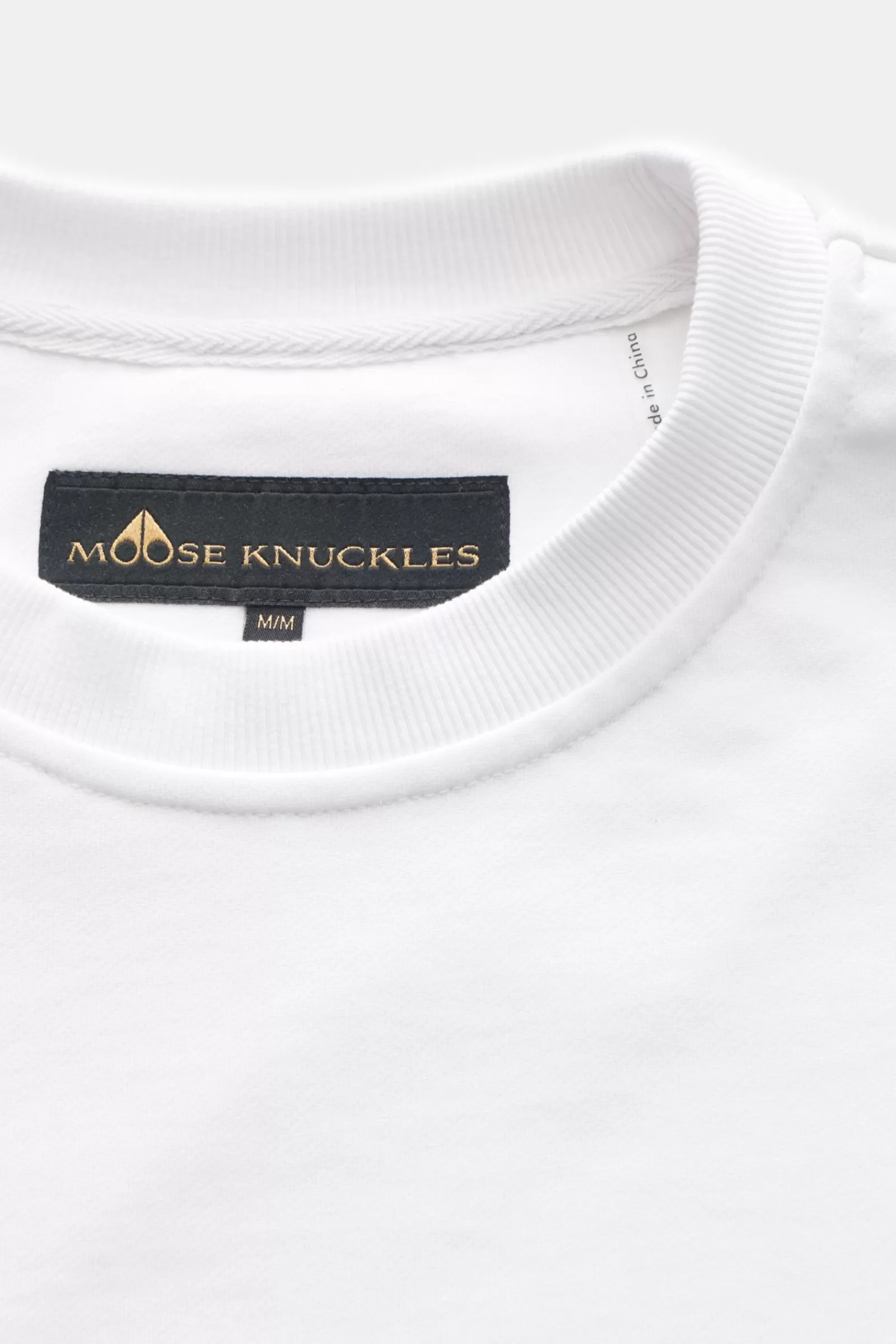 Crew Neck Sweatshirt 'snyder' White>Moose Knuckles Best