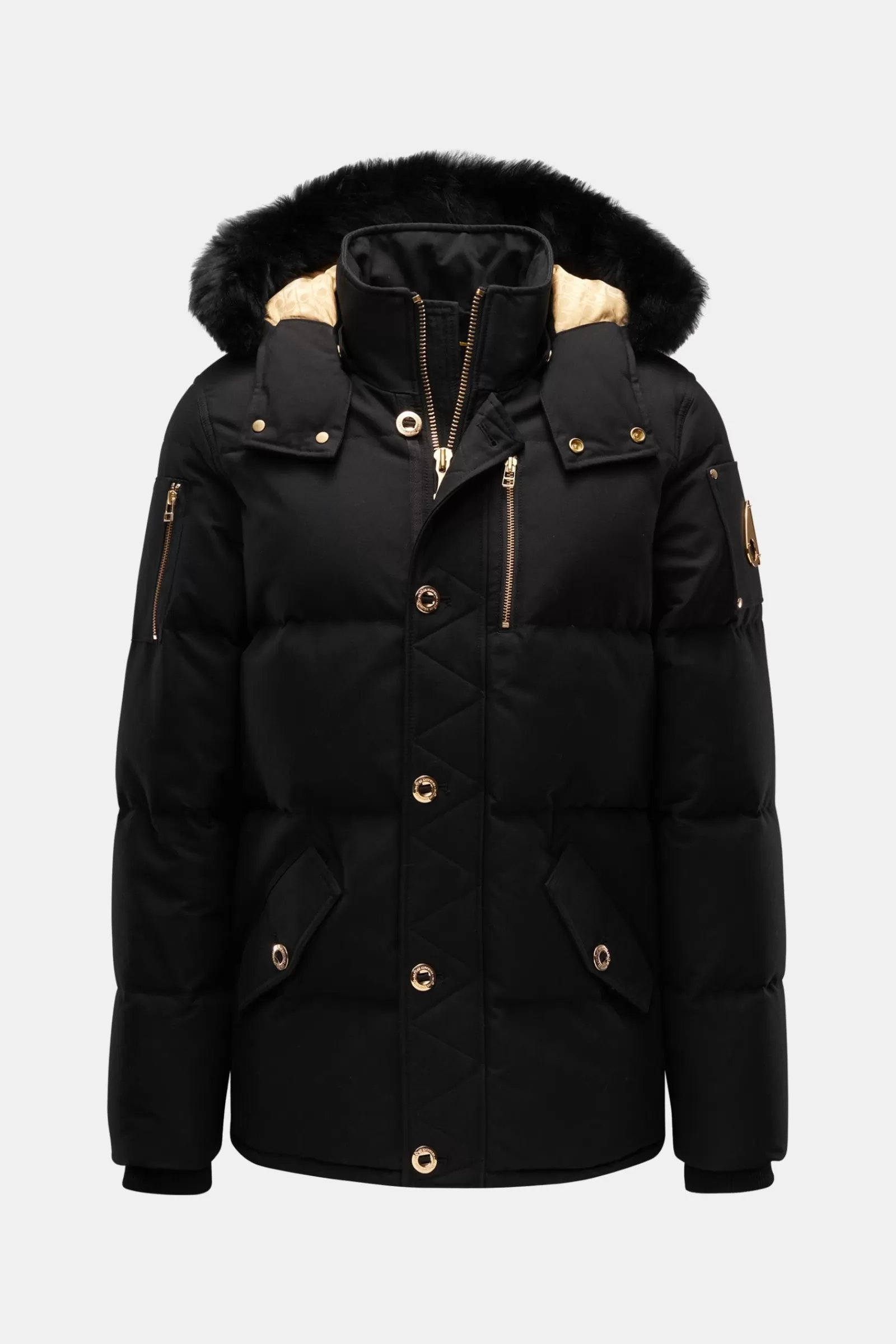 Daunenjacke 'Gold 3Q Jacket' Schwarz>Moose Knuckles New