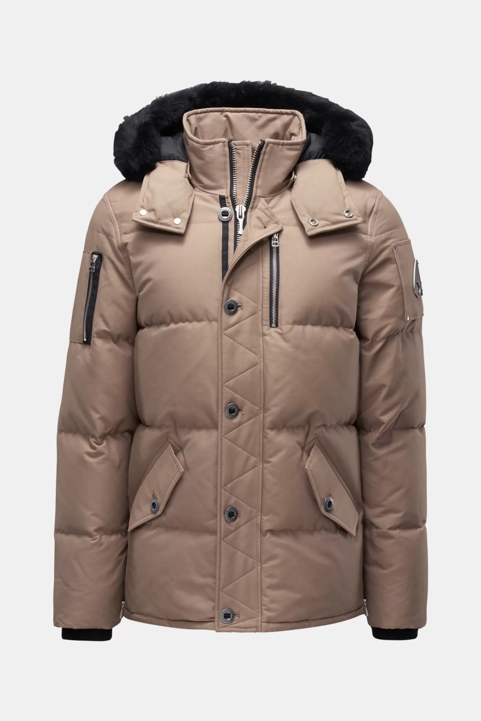 Down Jacket '3Q Jacket' Beige>Moose Knuckles Cheap