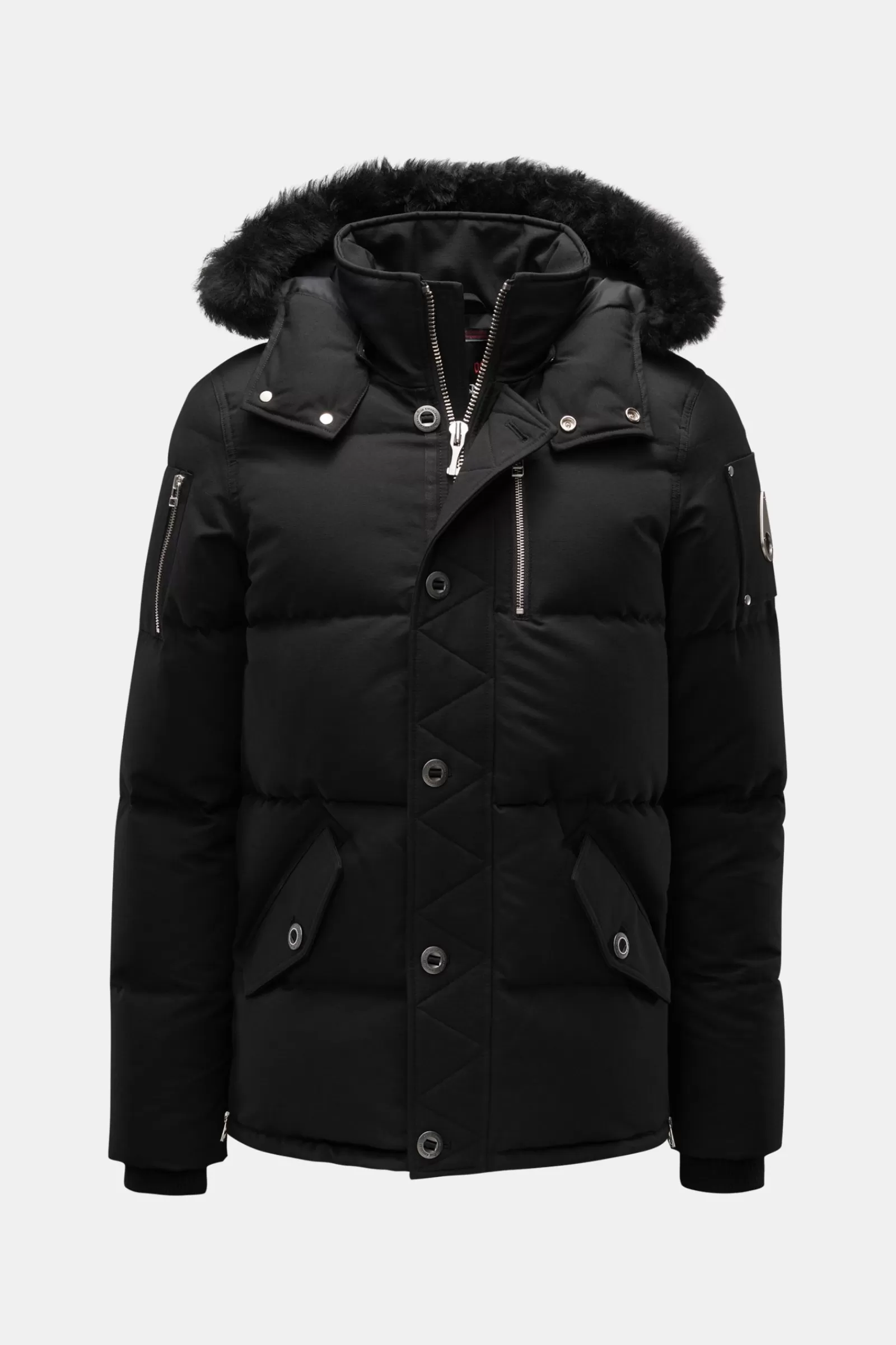 Down Jacket '3Q Jacket' Black>Moose Knuckles Best