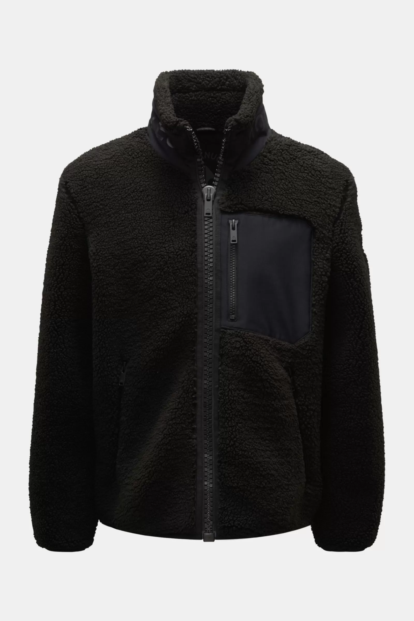 Fleece Jacket 'saglek Zip Up' Black>Moose Knuckles Cheap