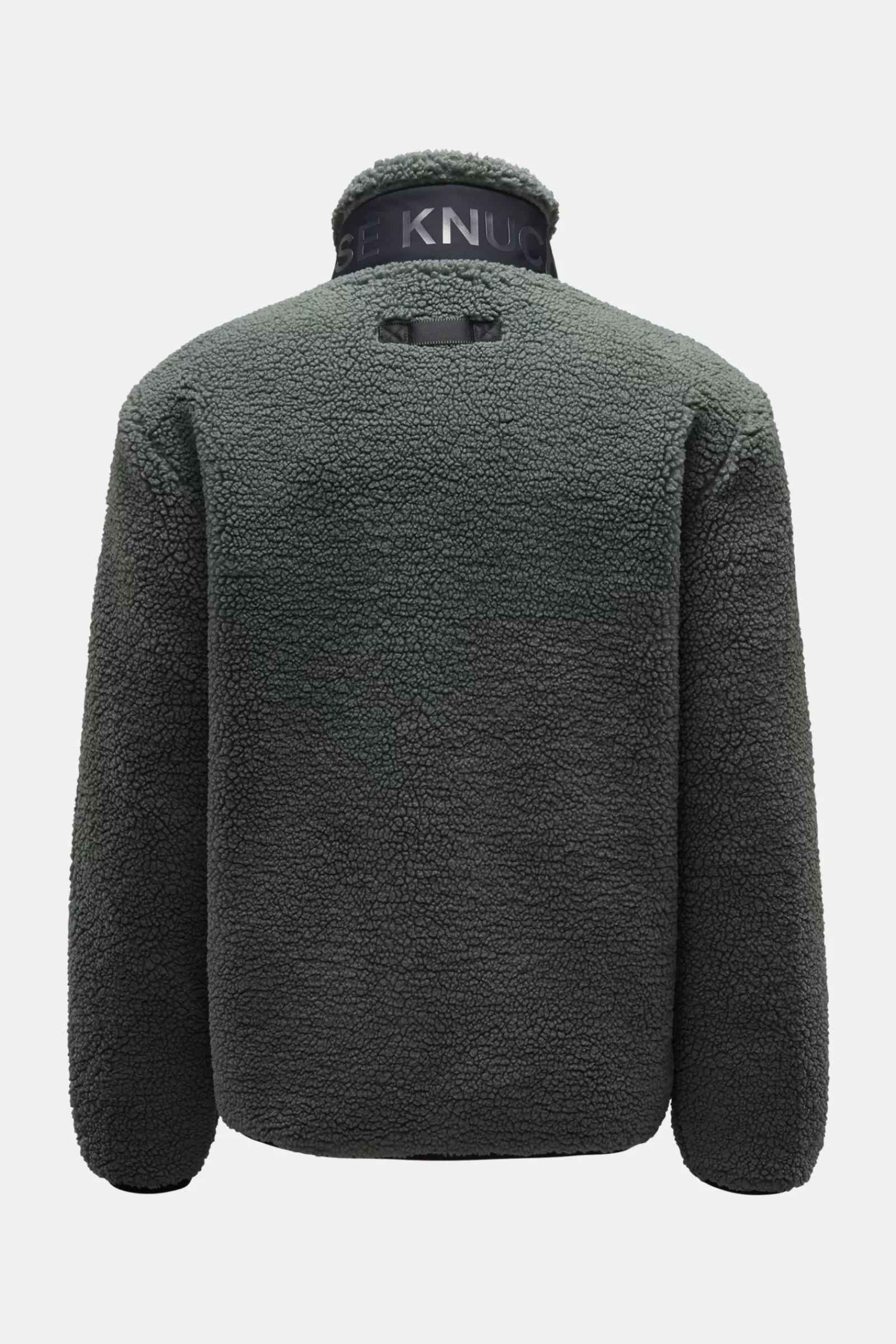 Fleece Jacket 'saglek Zip Up' Grey-Green>Moose Knuckles Shop